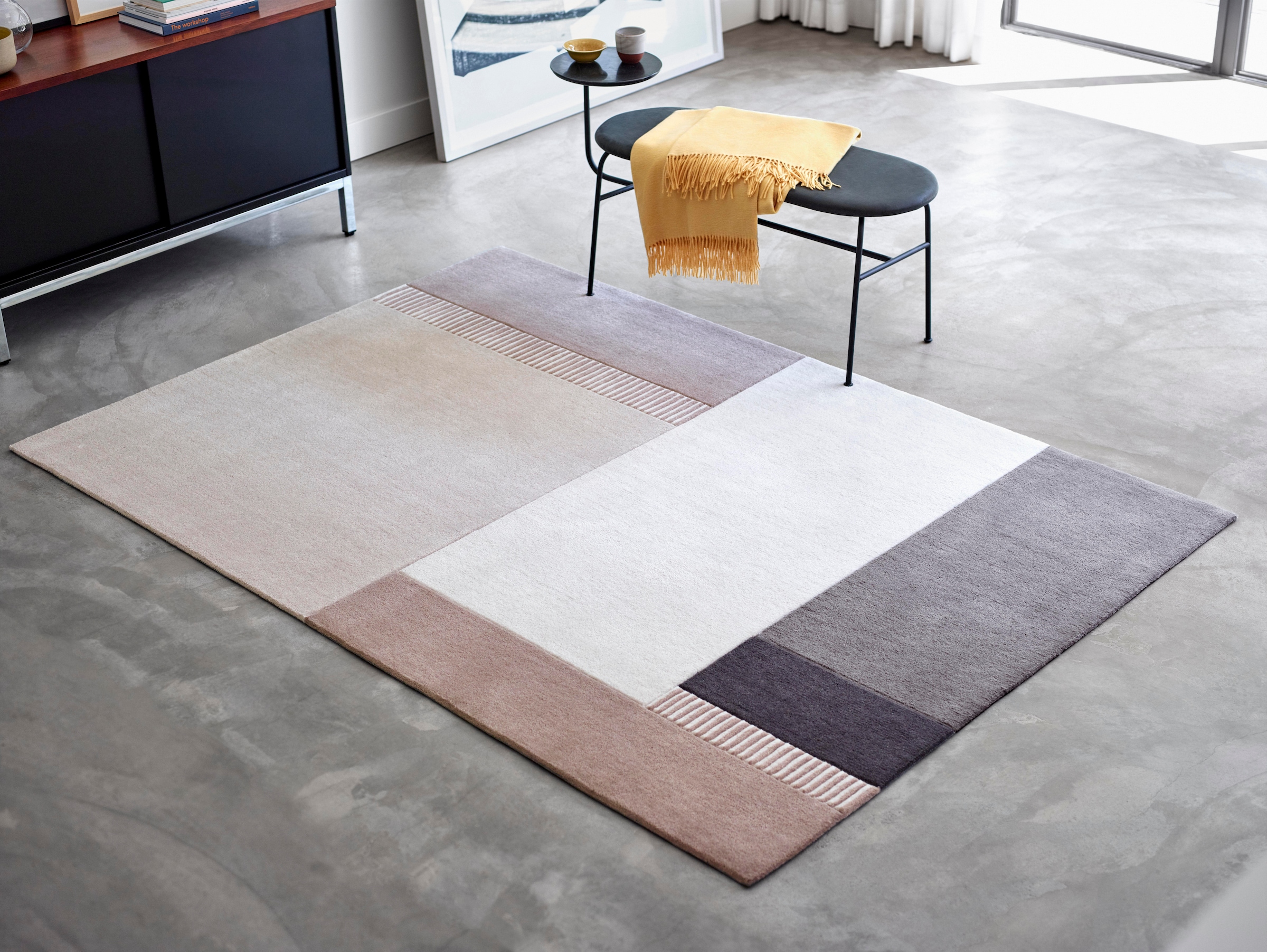 Esprit Teppich »Simon´s Town« rechteckig 9 mm Höhe weicher Kurzflor, Wohnzimmer