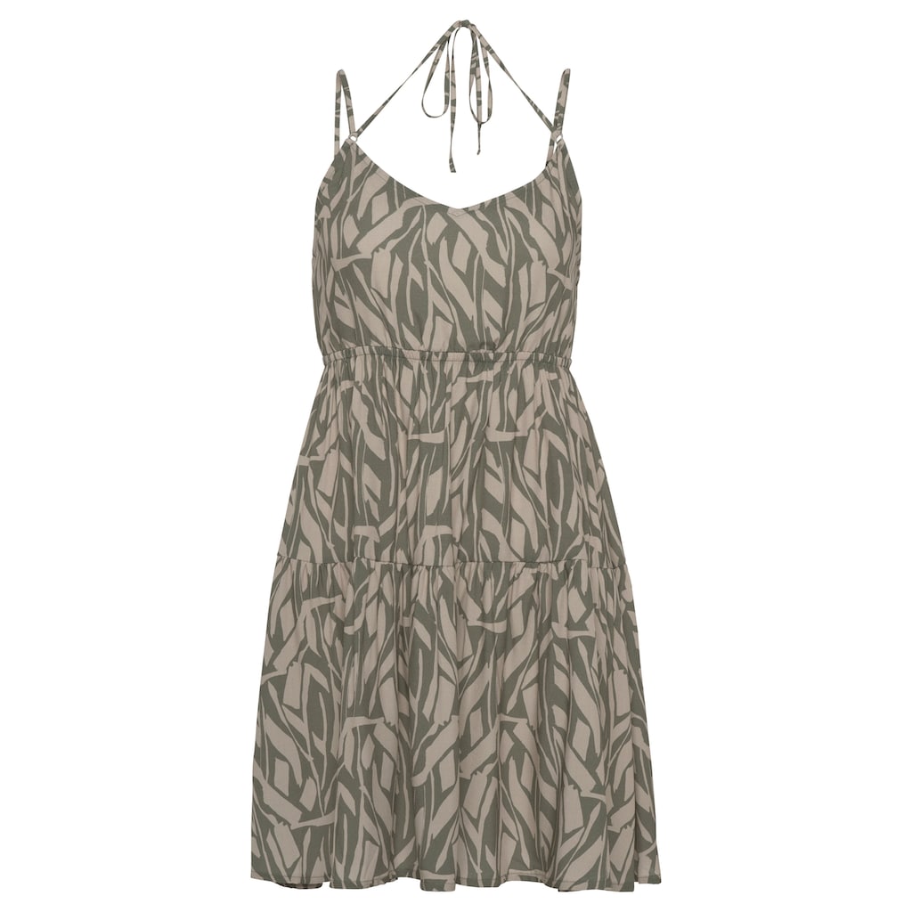 Buffalo Jerseykleid, mit besonderer Trägerlösung, luftiges Sommerkleid, Strandkleid