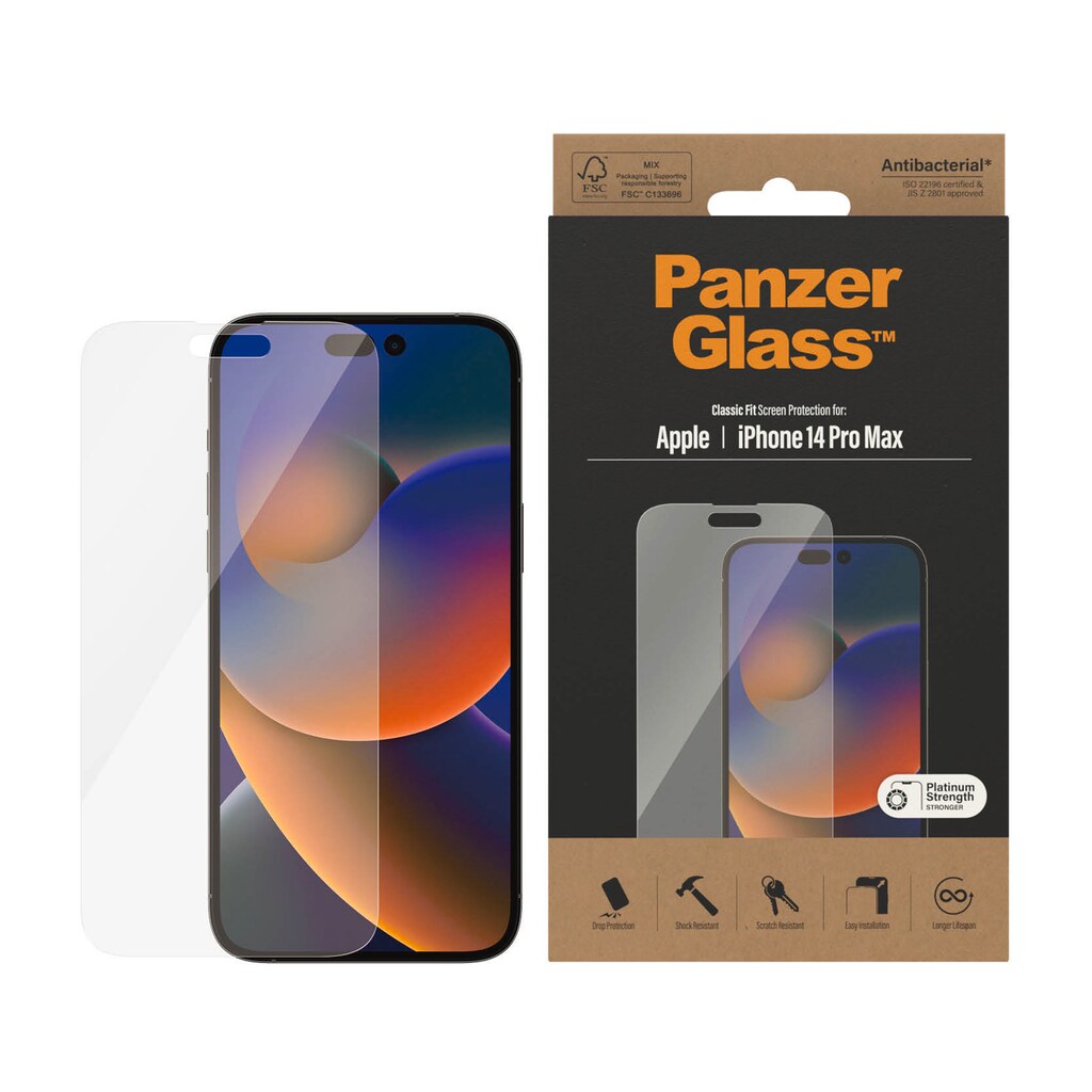 PanzerGlass Displayschutzglas »iPhone 14 Pro Max AB«