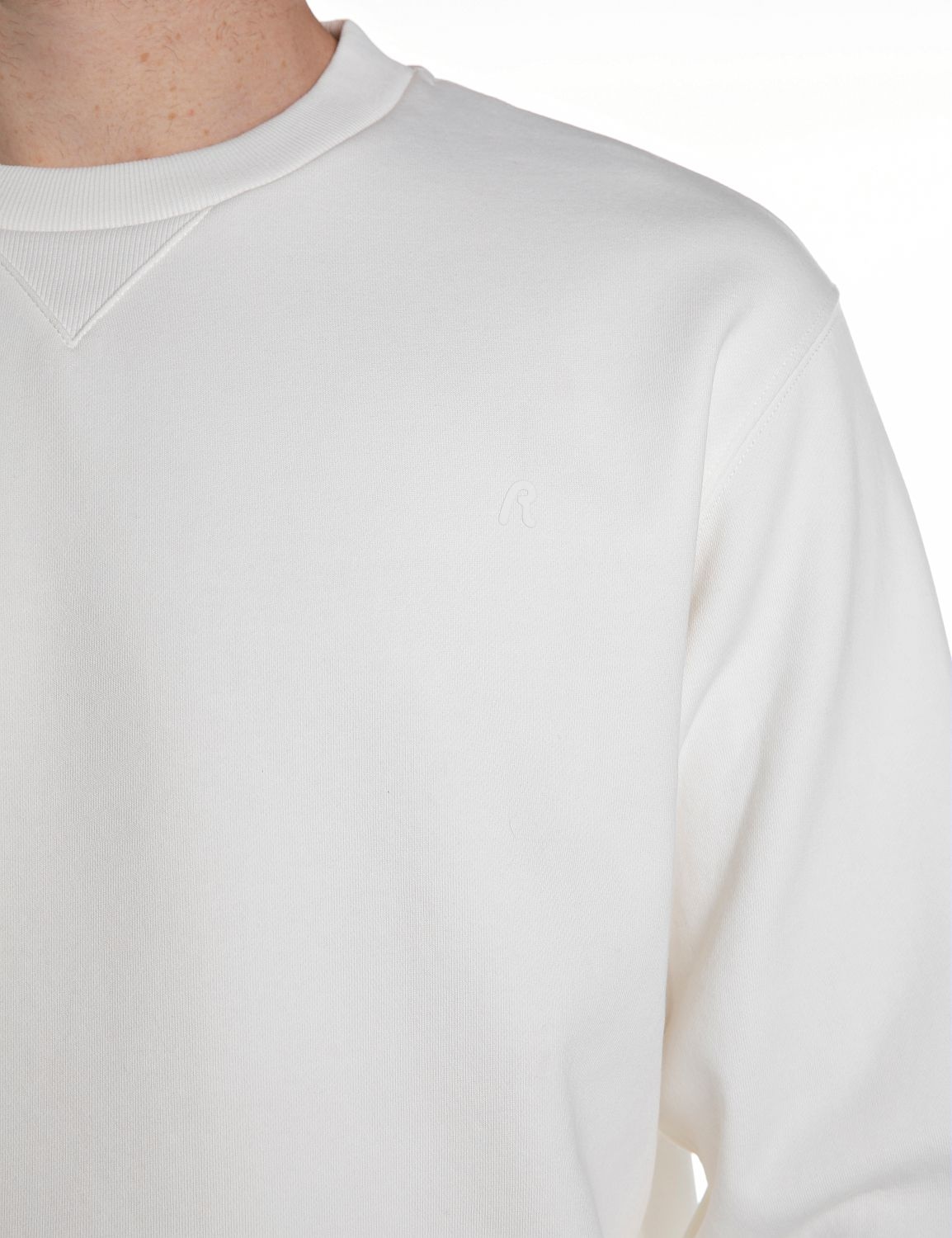 Replay Sweatshirt, mit V-Einsatz am Halsausschnitt