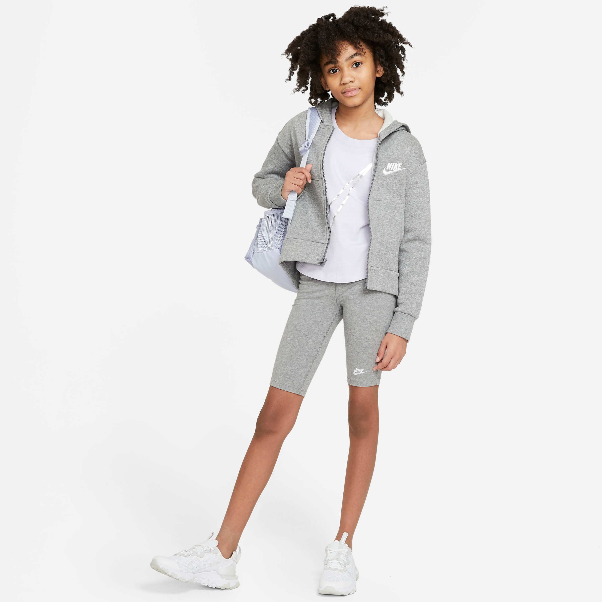 Nike Sportswear Kapuzensweatjacke »Club Fleece Big Kids' (Girls') Full-Zip Hoodie«