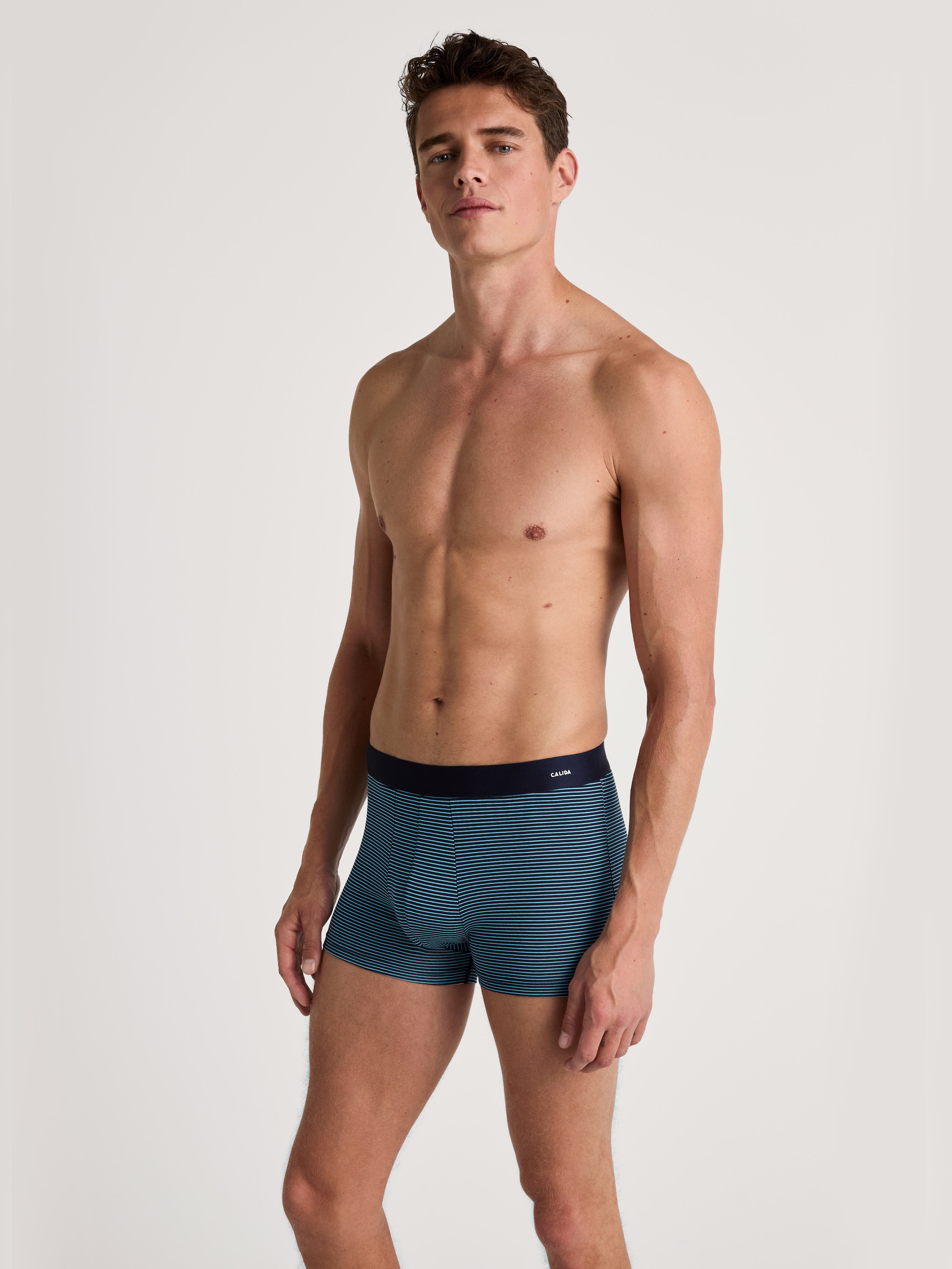 CALIDA Boxershorts »Cotten Code Design«, mit weichem Elastikbund