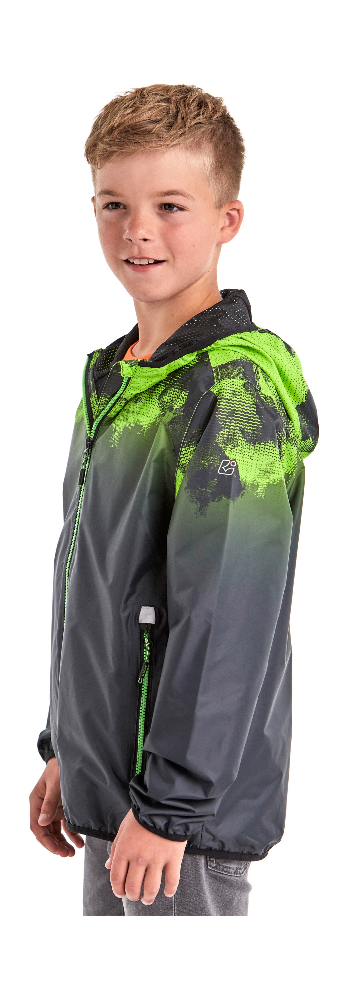 Killtec Outdoorjacke »Lyse BYS JCKT B«, Leichte, wasserdichte Kinderjacke, klein verpackbar, cooles Muster