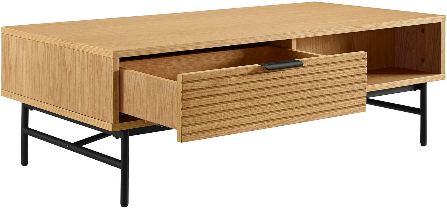 SalesFever Couchtisch, Eiche Echtholzfurnier