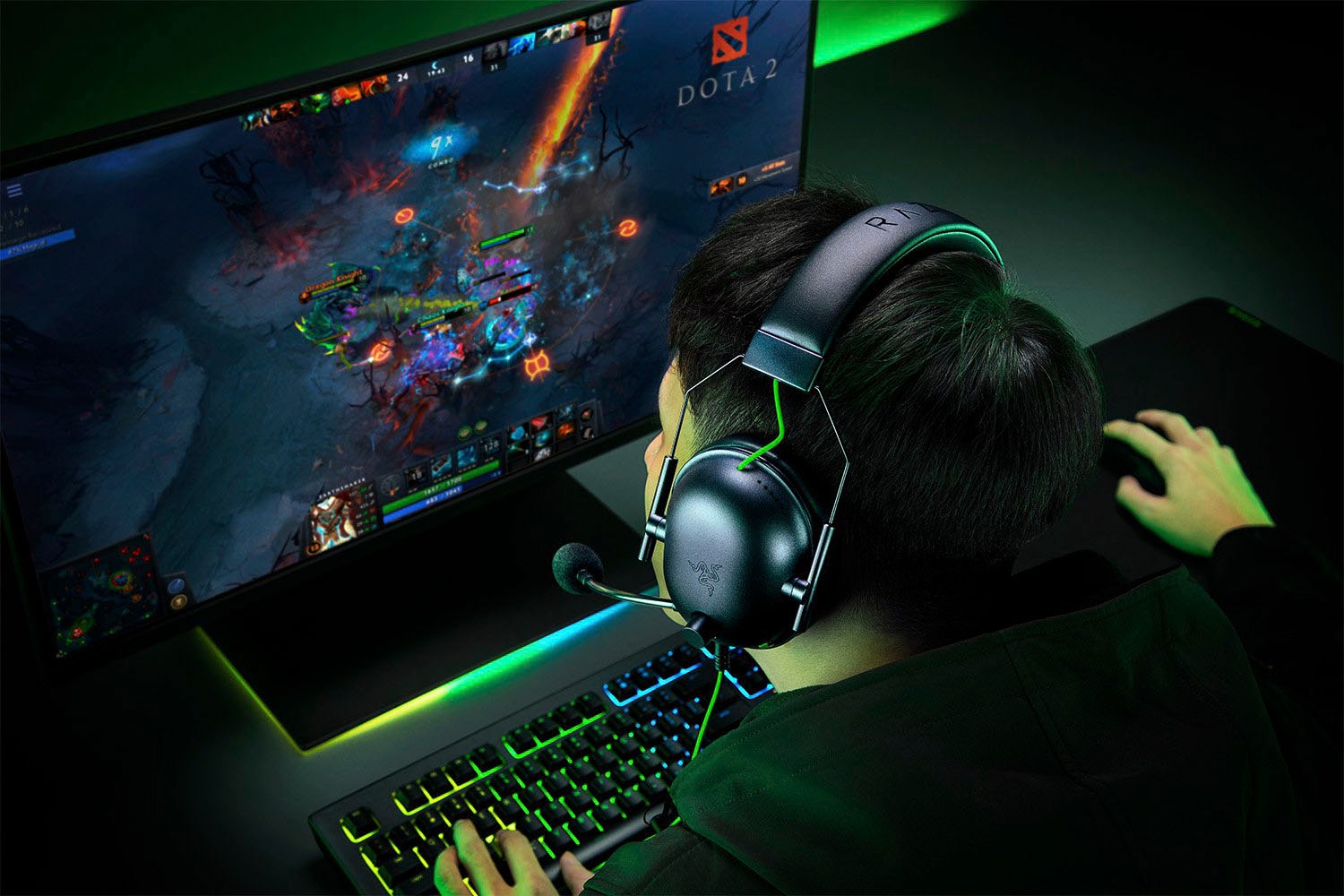 RAZER Gaming-Headset »Blackshark V2 X USB«, Rauschunterdrückung-Stummschaltung