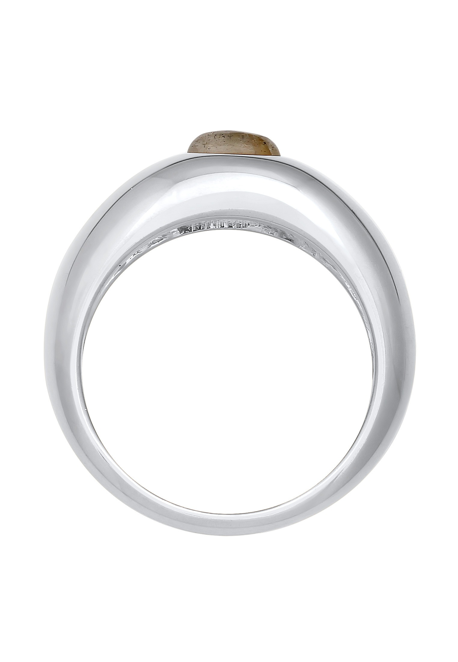 Elli Premium Silberring »Ring Labradorit Edelstein Schlicht 925 Silber«