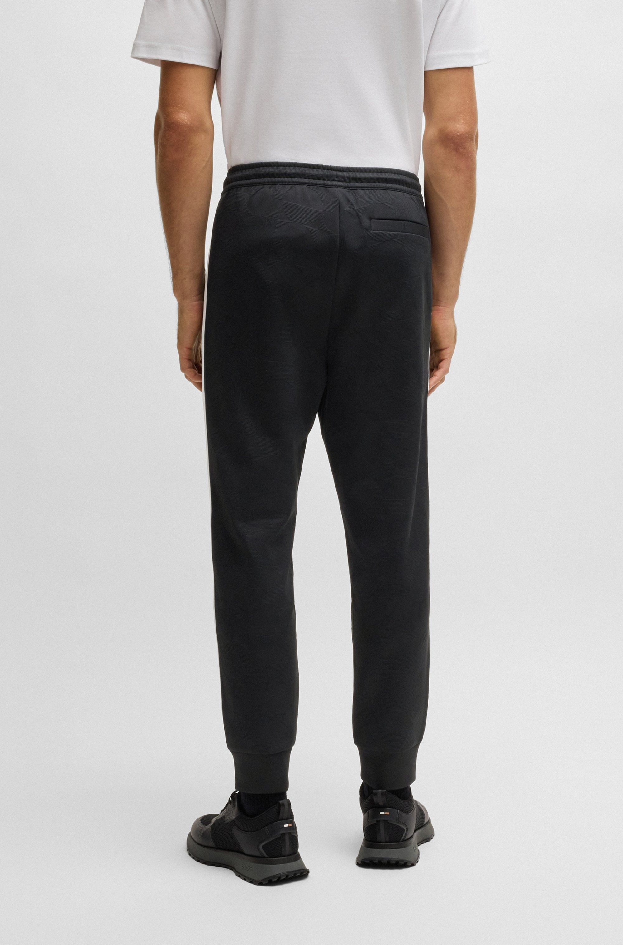 BOSS GREEN Sweathose »Hover Striped C«, mit kontrastfarbigem Streifen
