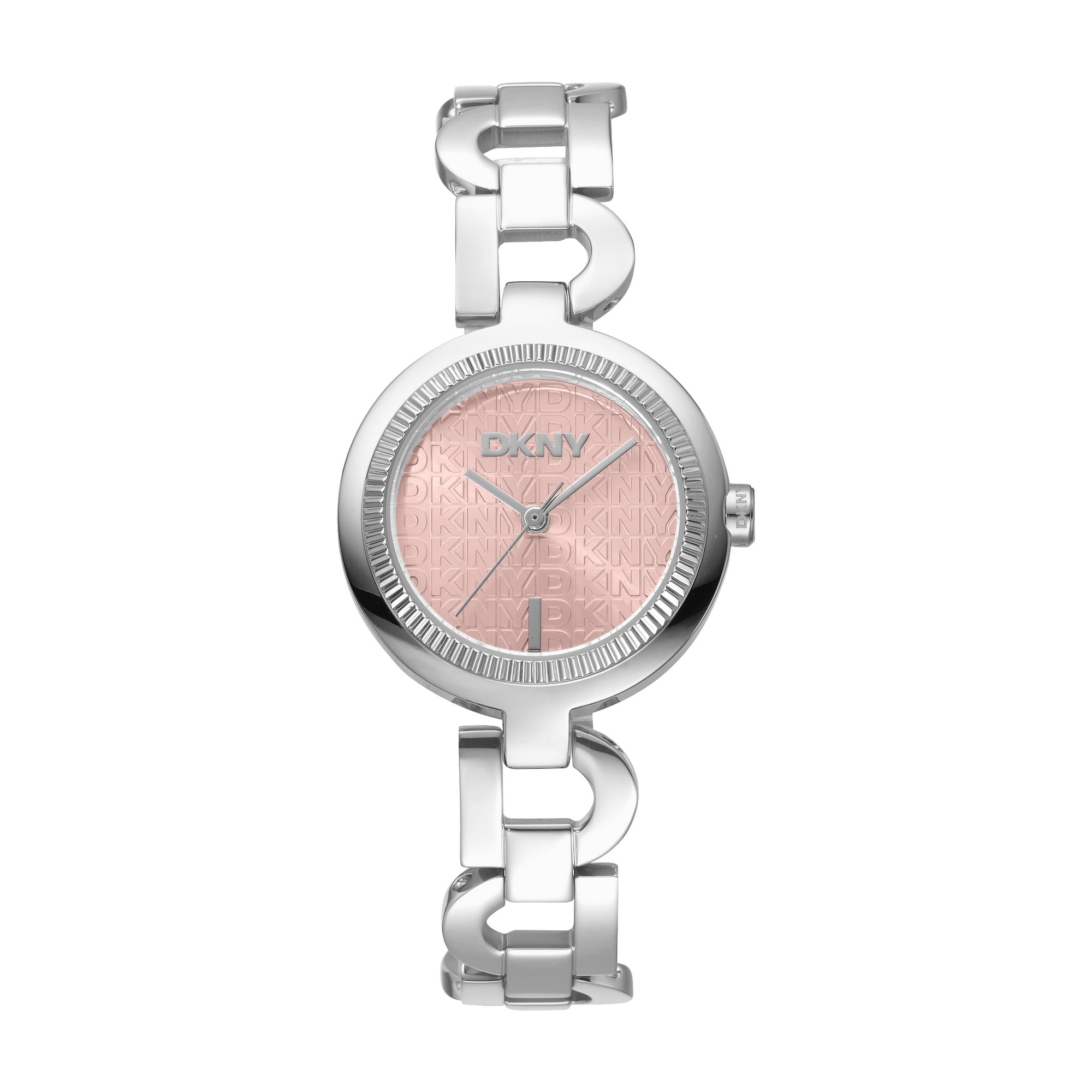 DKNY Quarzuhr »Open Link Watch« Armbanduhr, Damenuhr, Edelstahlarmband, analog