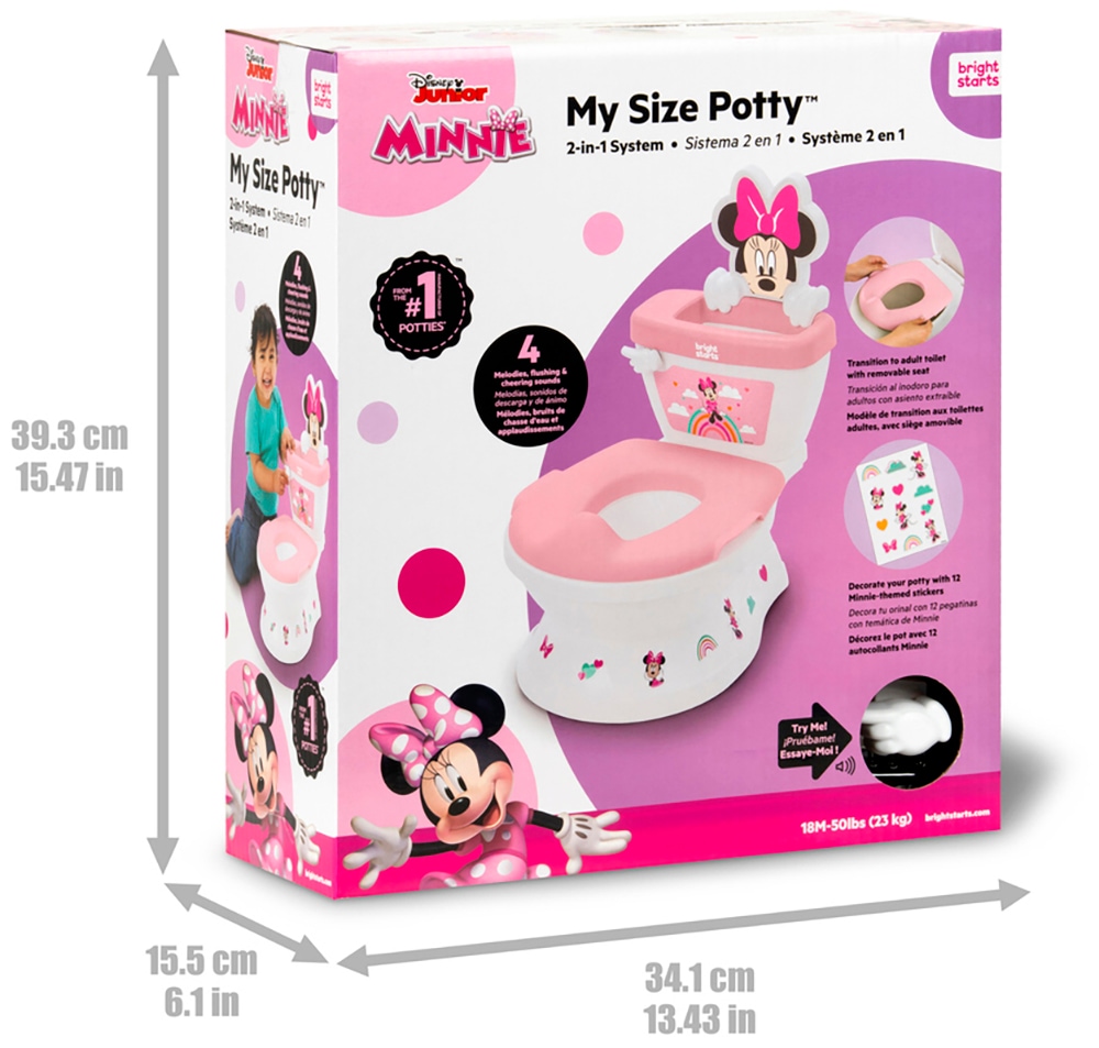 Bright Starts Toilettentrainer »My Size Potty - Diseny Minnie Maus« mit Sound