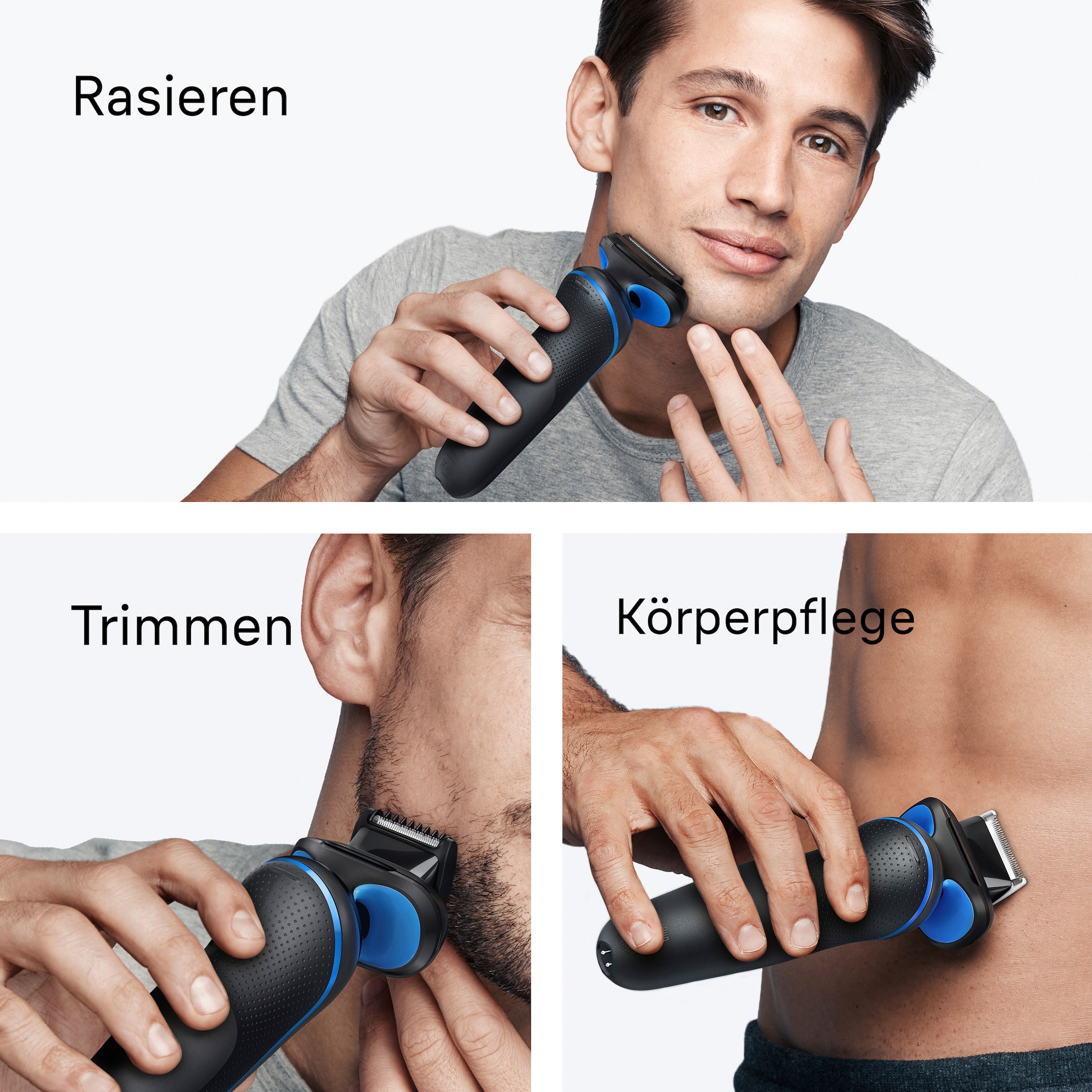 Braun Elektrorasierer »Series 5 52-B7650cc« Reinigungsstation Bis zu 50 Min, 4in1 SmartCare Center, +2 Aufsätze, 100% Wasserdicht