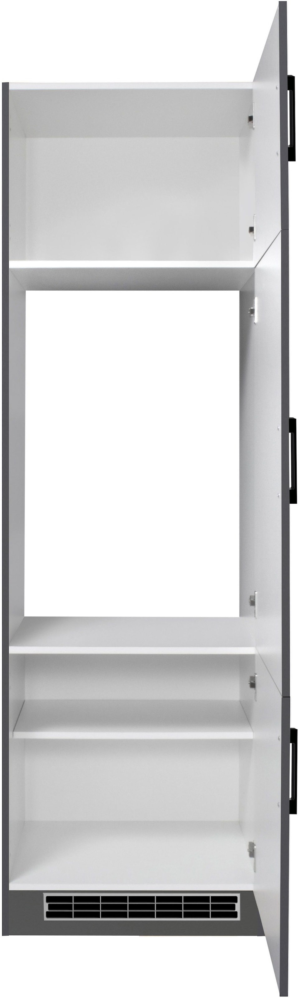 KOCHSTATION Kühlumbauschrank »KS-Toronto, Höhe 200 cm«