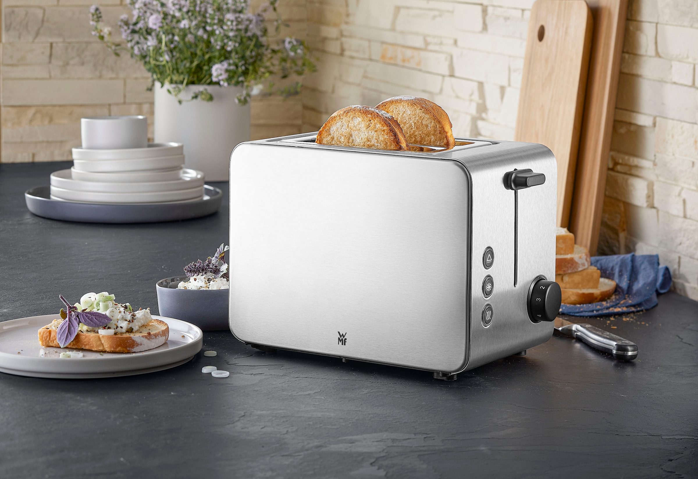 WMF Toaster »Stelio 3 Edition«, 1050 Scheiben, für Garantie 2 mit Jahren XXL W