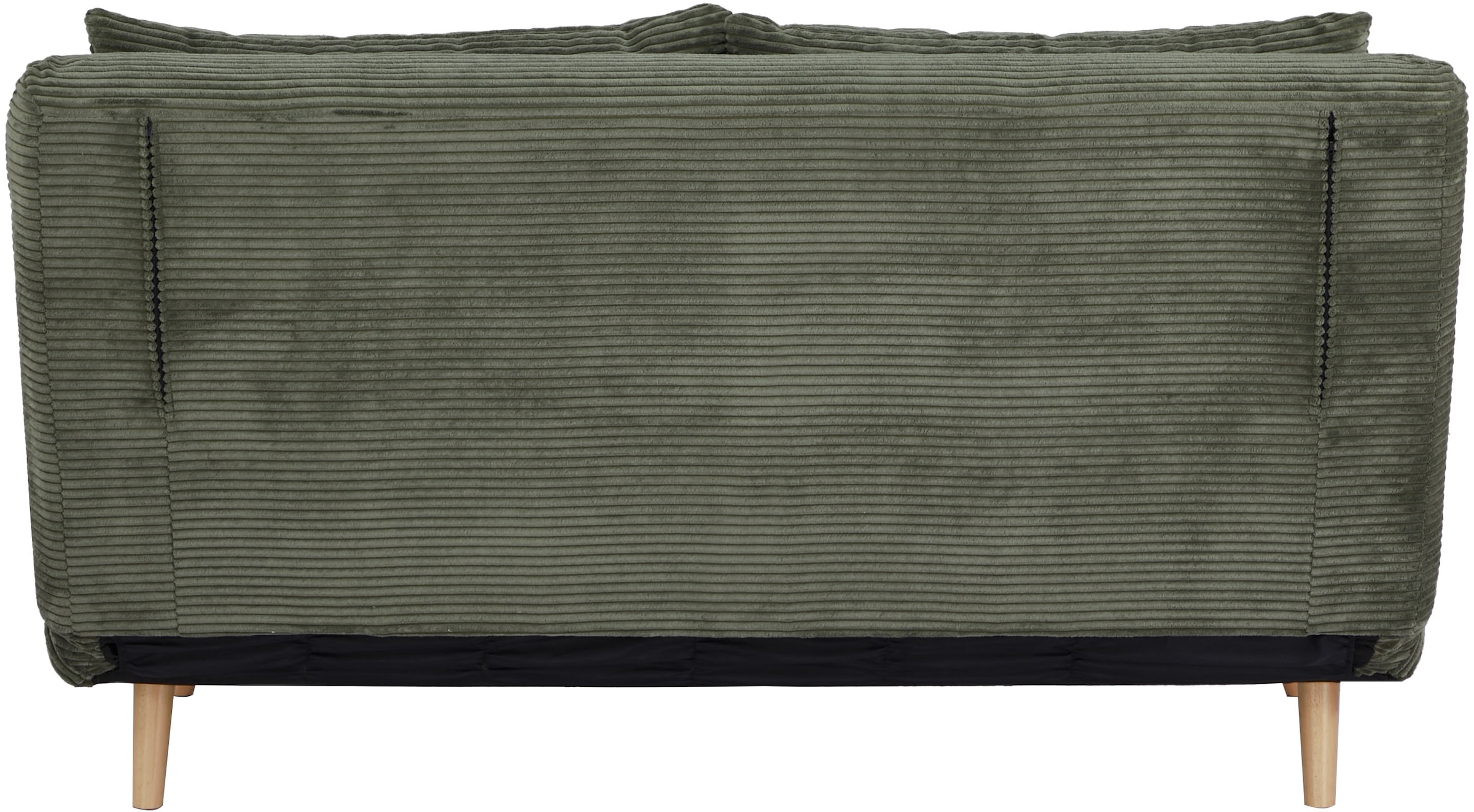 Home affaire Schlafsofa »AINSLEY 140 cm -2-Sitzer, verstellbare Rückenlehne« wandelbar zum Gästebett, Relaxsofa, Webstoff u. Cord-Bezug