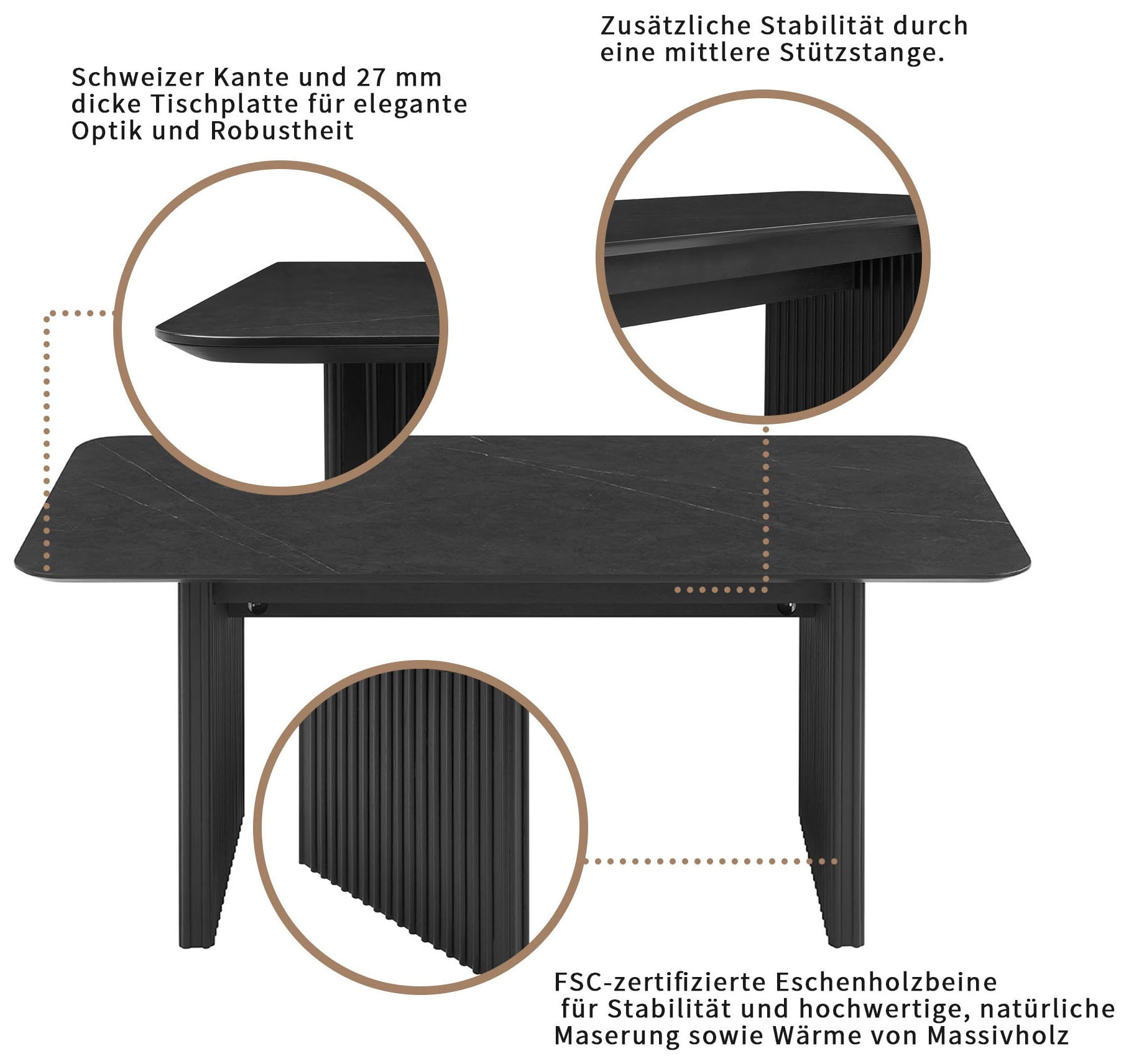 OTTO home Esstisch »Vorly«