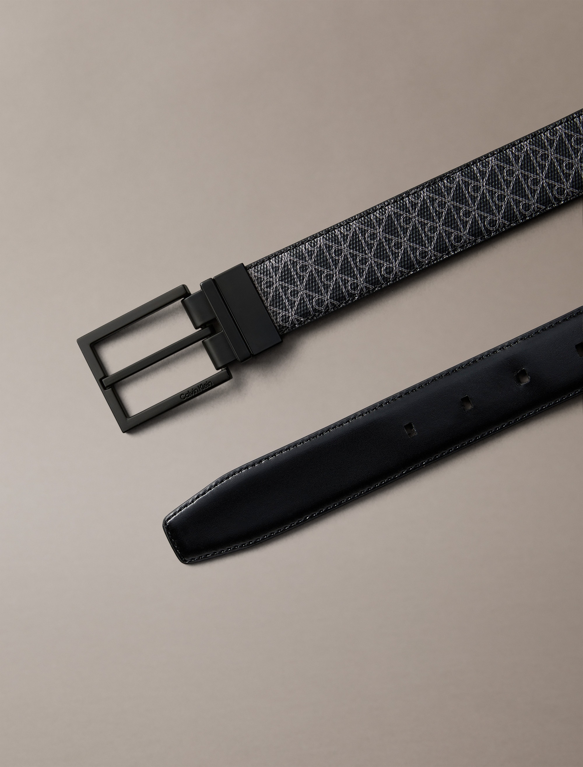 Calvin Klein Synthetikgürtel »SQUARE BUCKLE 32MM REV« Größenverstellbar