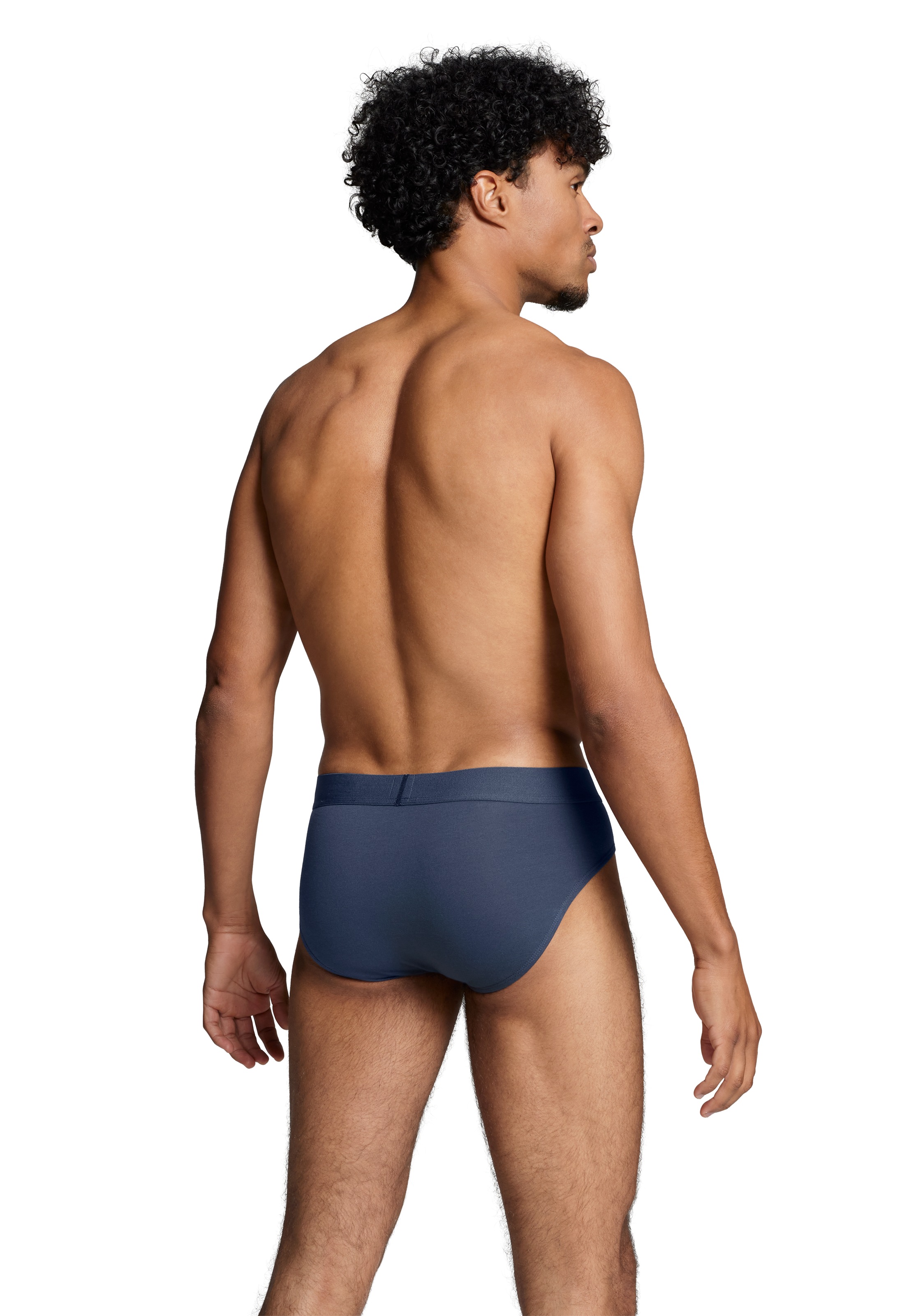 Levi's® Slip »LEVIS MEN SOLID BASIC BRIEF ORG CO 2P«, (2er Pack), mit kontrastreichem Logobund, ohne Eingriff