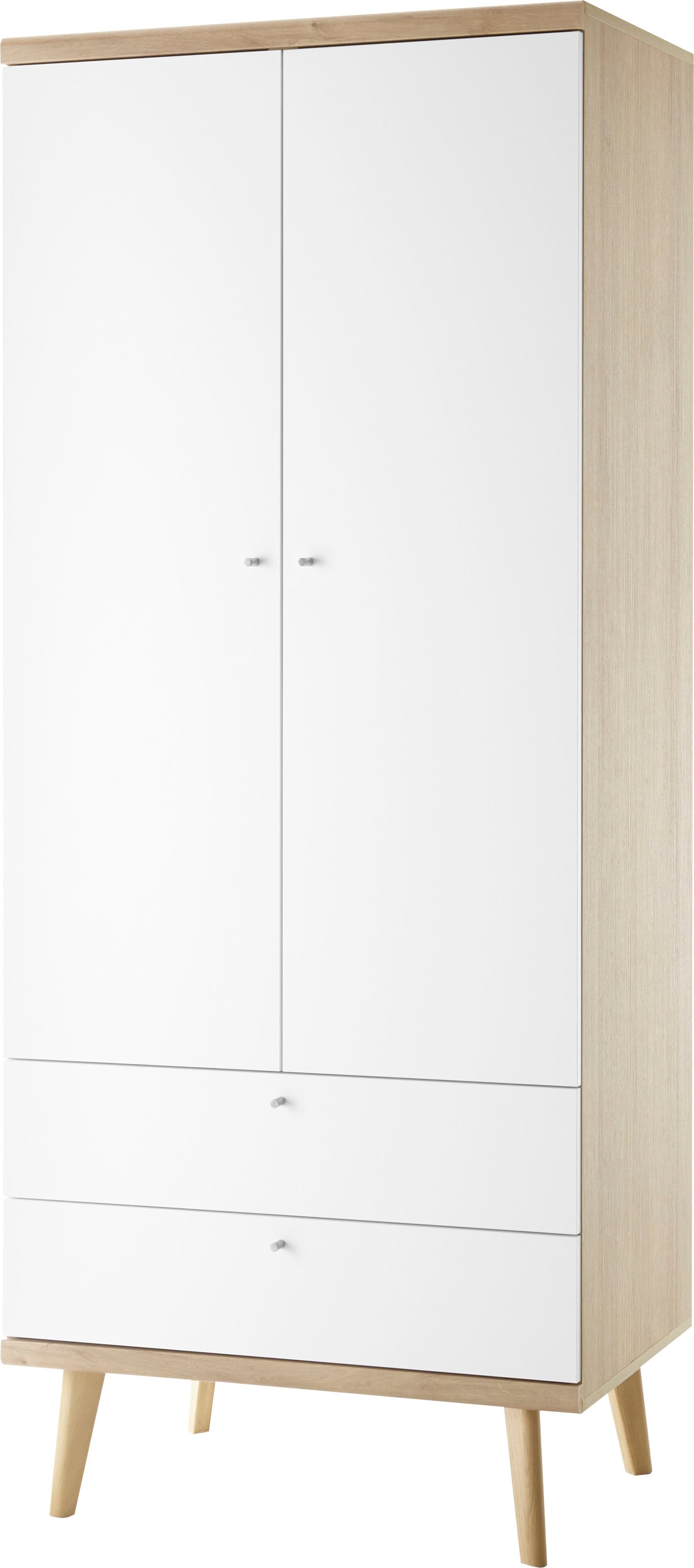 Kleiderschrank »MERLE«, im skandinavischen Design, aus FSC-zertifiziertem Holzwerkstoff