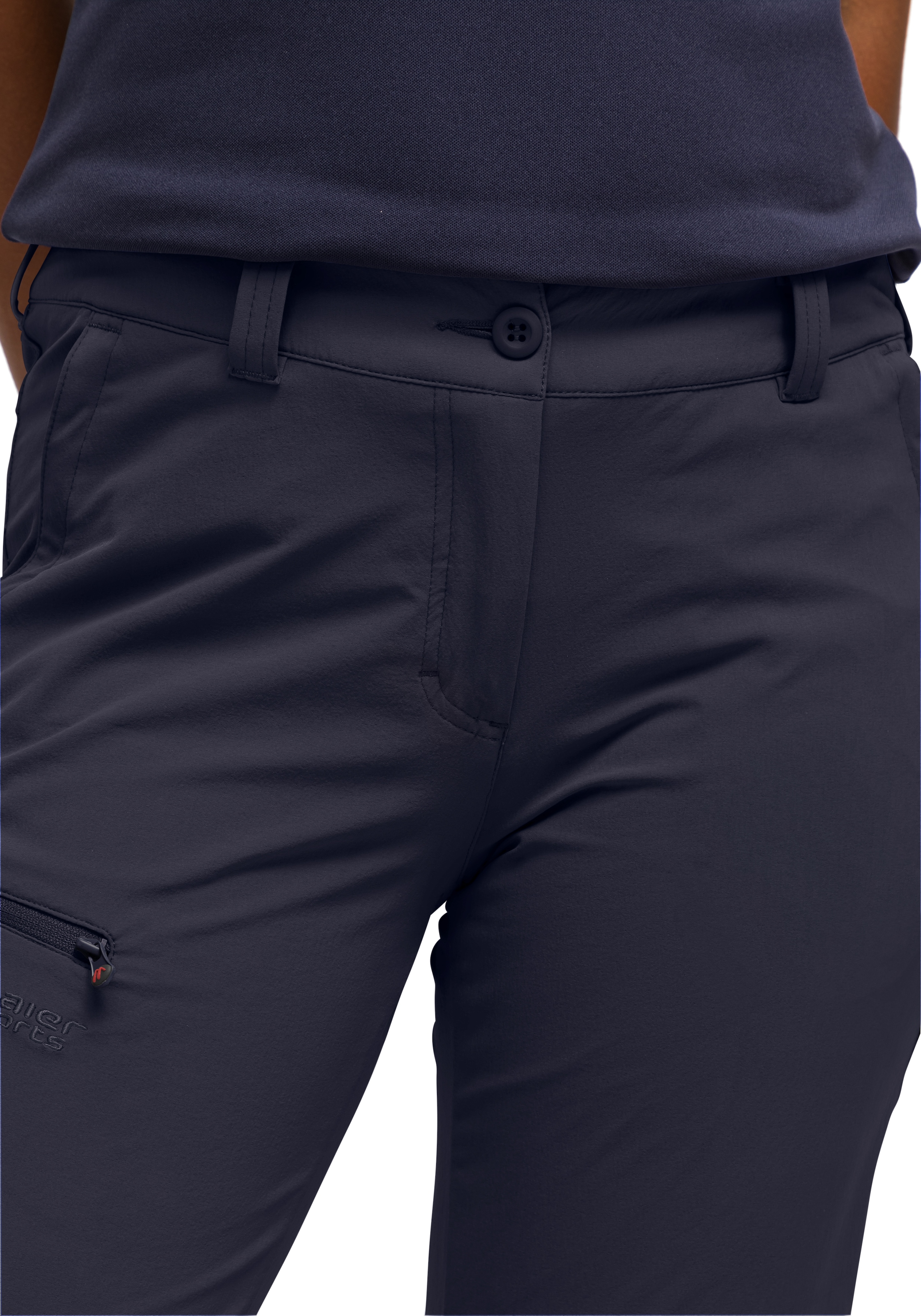 Maier Sports Funktionshose »Inara slim«, Herren Wanderhose, atmungsaktive Outdoor-Hose, 4 Taschen, Slim Fit