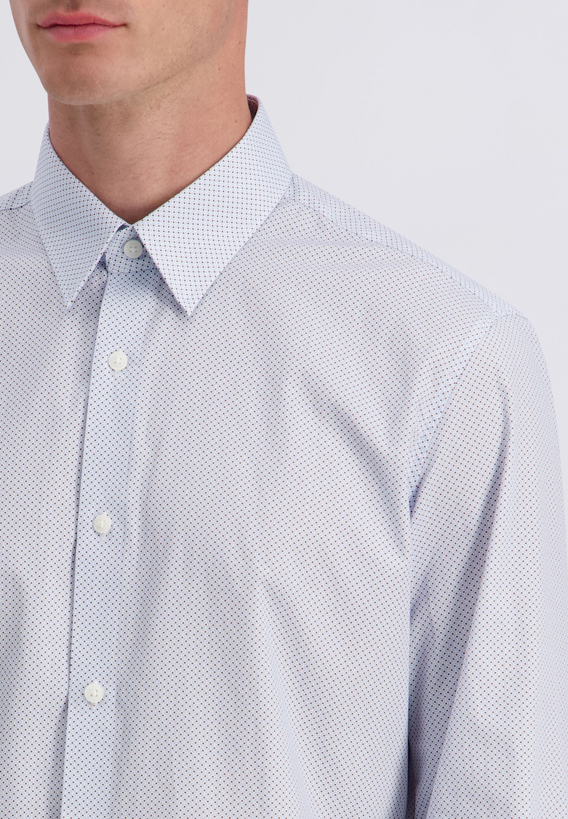 Pierre Cardin Businesshemd »Pierre Cardin Hemd« mit Allover-Print