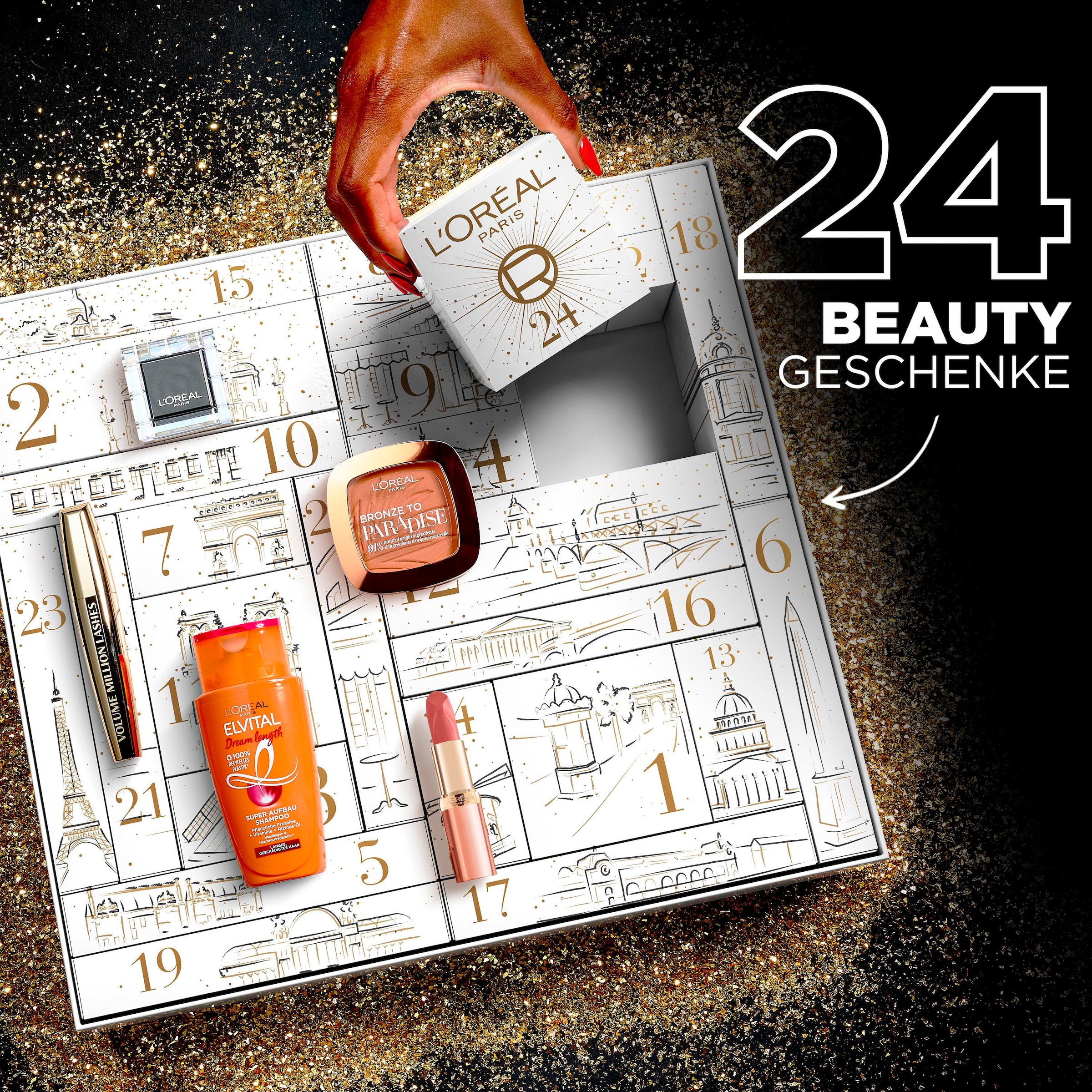 »L\'Oréal Tage online L\'ORÉAL Paris ab 13 Jahren kaufen Beauty Adventskalender«, 24 Adventskalender PARIS