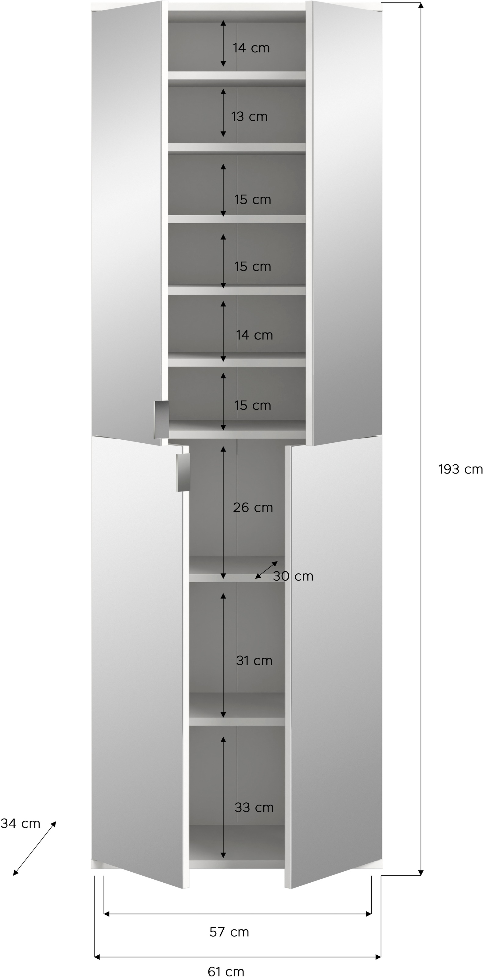 INOSIGN Garderobenschrank
