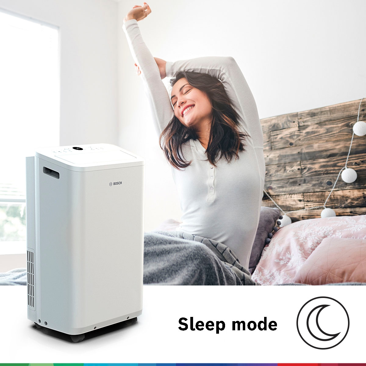 BOSCH 3-in-1-Klimagerät »Cool 2000 - 3-in-1 Klimaanlage, Luftentfeuchter, Ventilator« Ventilator mit 3 Stufen, Entfeuchtung bis zu 50 l/Tag