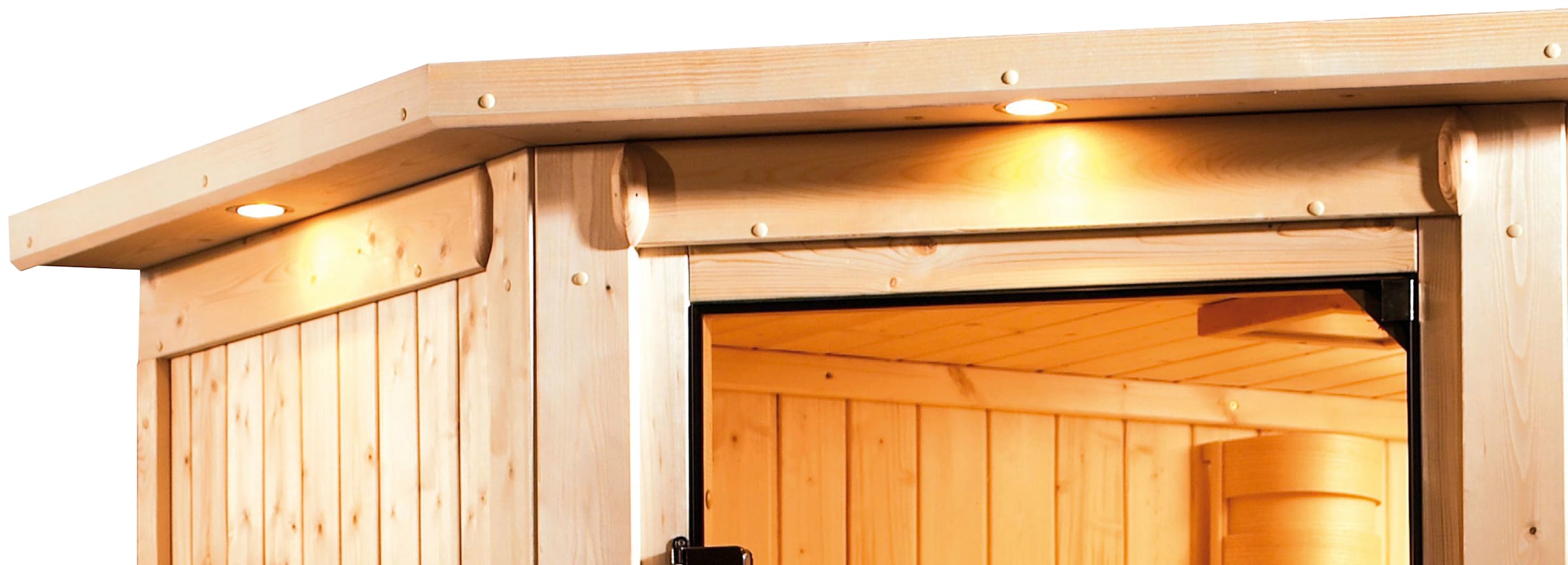 Karibu Sauna »Finja« Set,  Ofen 3,6 kW externe Strg.easy