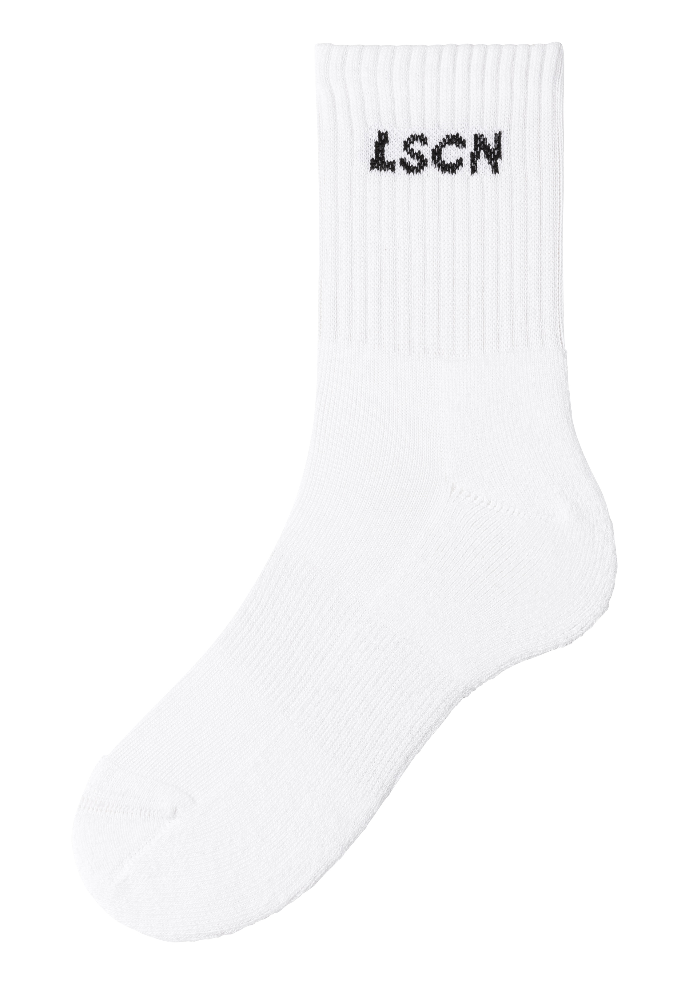 LSCN by LASCANA Tennissocken, (Packung, 2 Paar), mit Halbfußfrottee