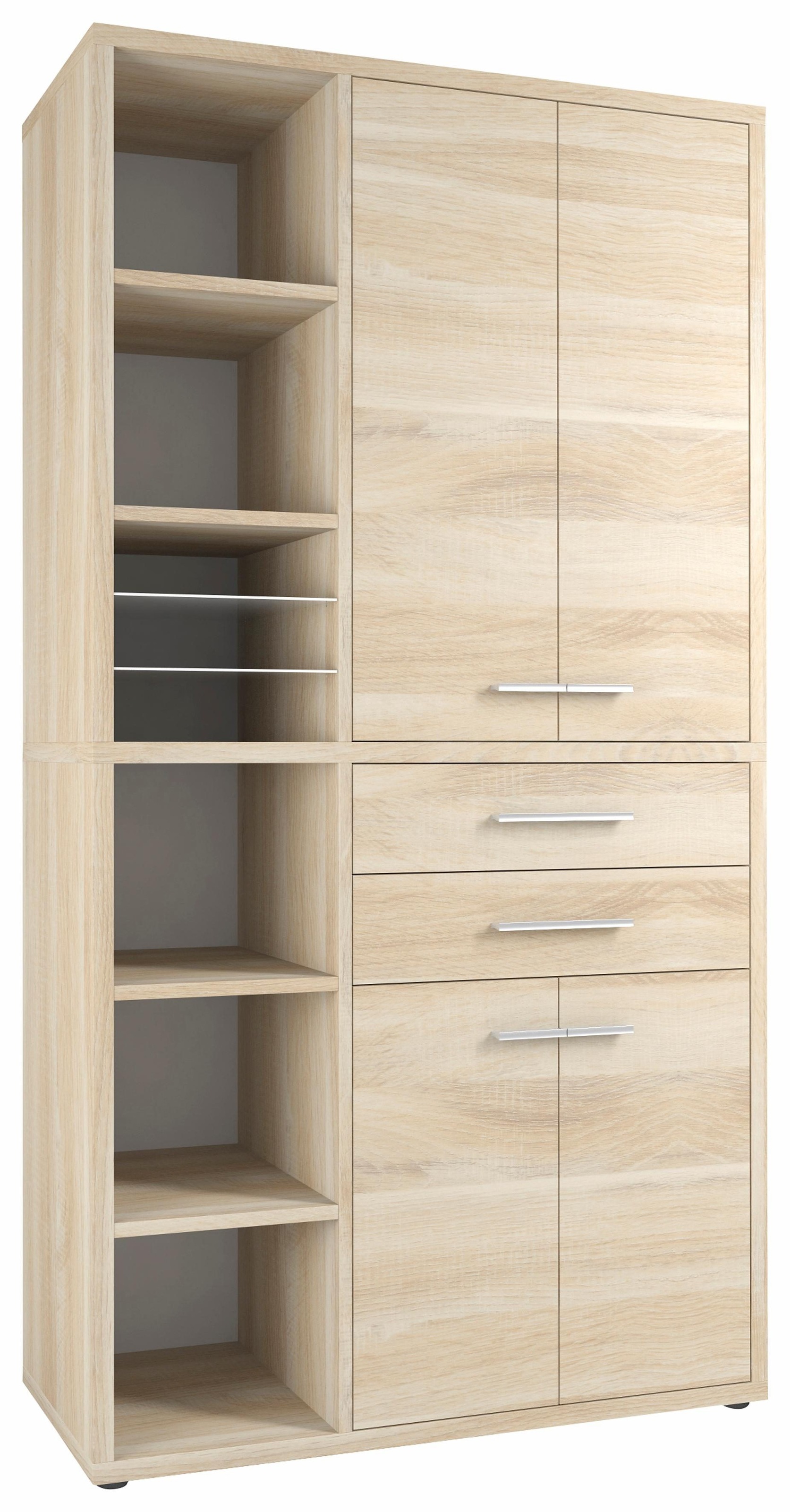 Aktenschrank aus hellem Holz