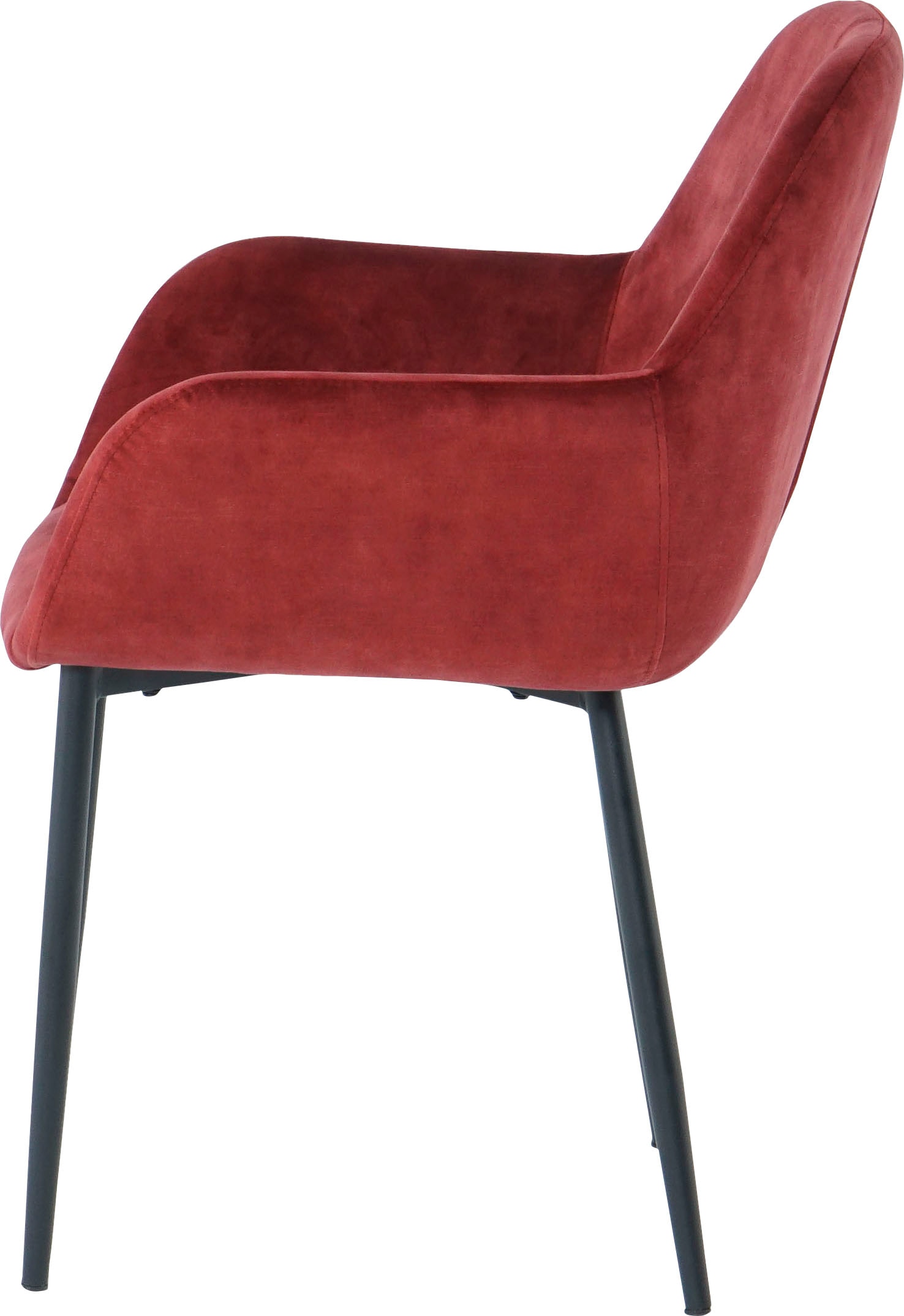 SIT Armlehnstuhl, (Set), 2 St., Samt, glamouröser Bezug in Samtoptik