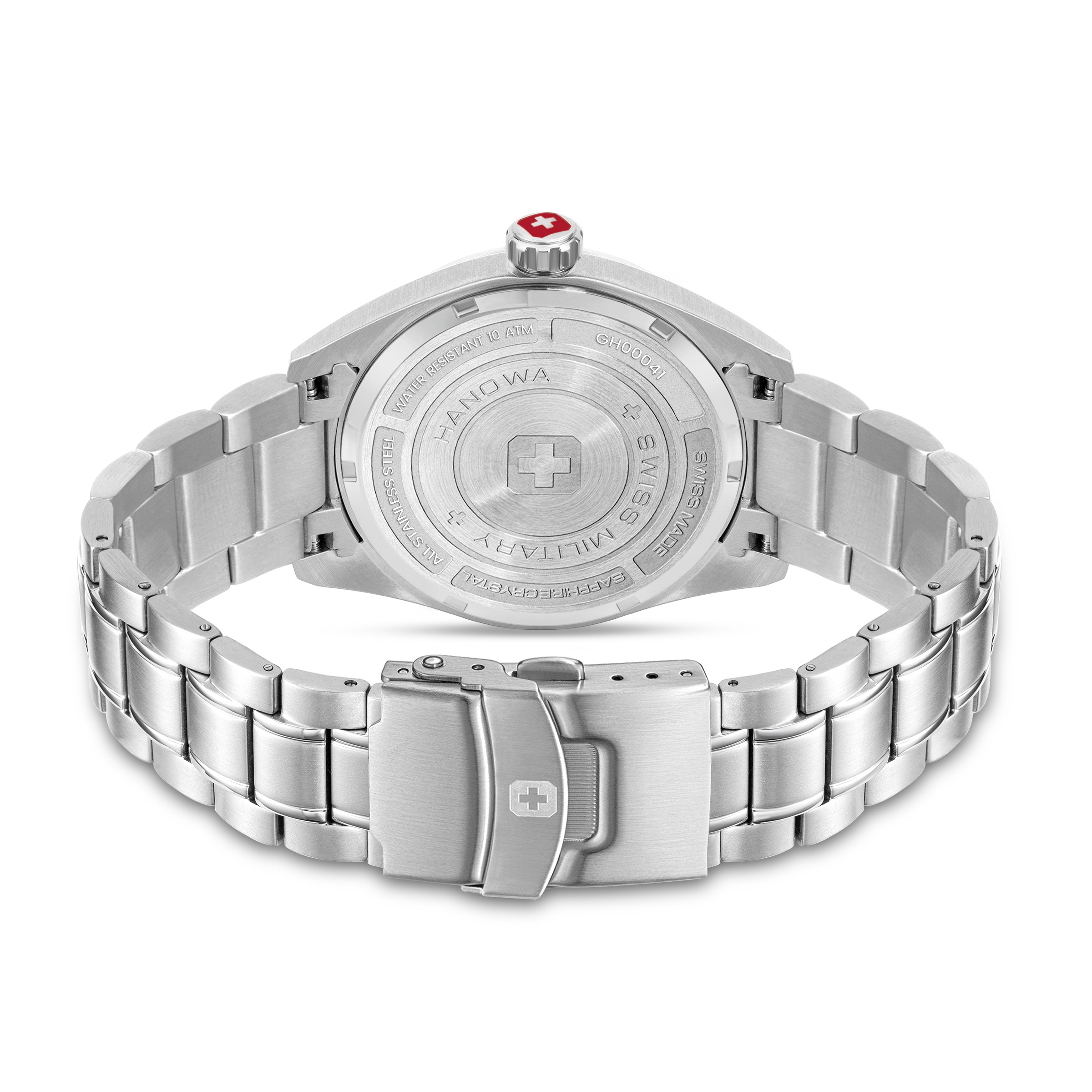 Swiss Military Hanowa Quarzuhr »Pioneer« Armbanduhr, Herrenuhr, Swiss Made, Edelstahlarmband, analog, Tag