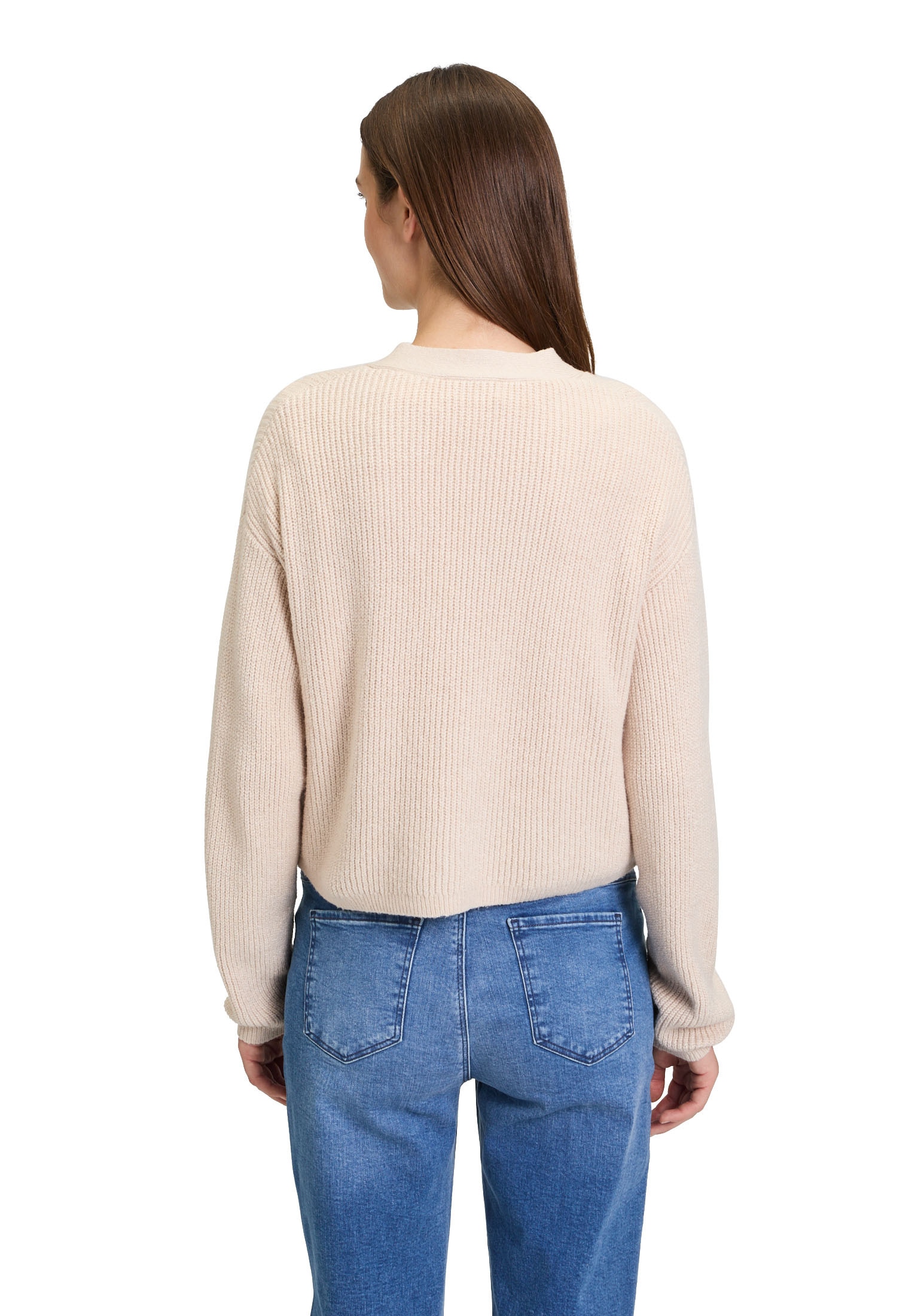 Cartoon Strickjacke »Basic-Strickjacke mit V-Ausschnitt«