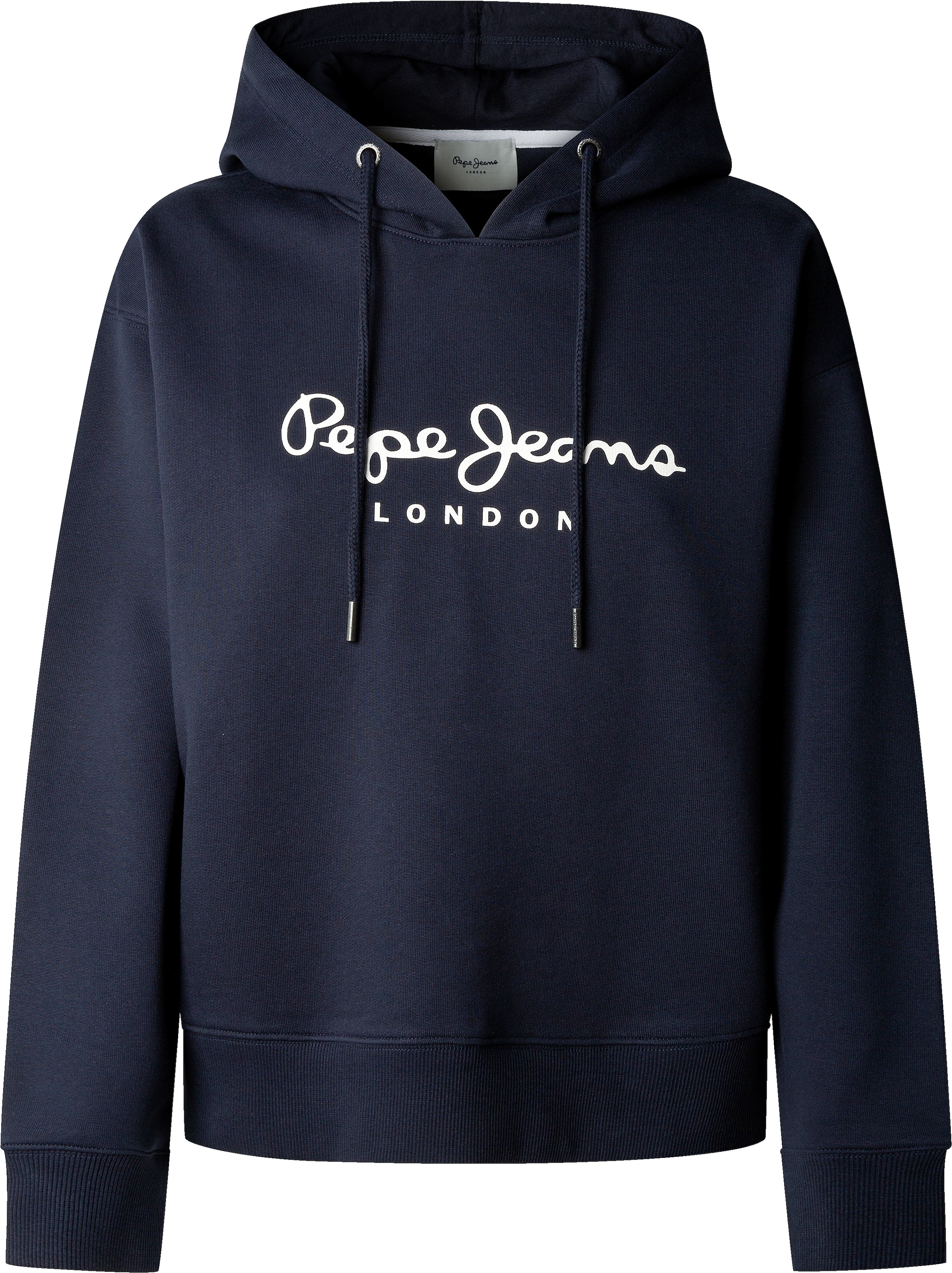 Pepe Jeans Hoodie »BADDY HOODIE«, aus einem Baumwoll-Mix, Logoschriftzug
