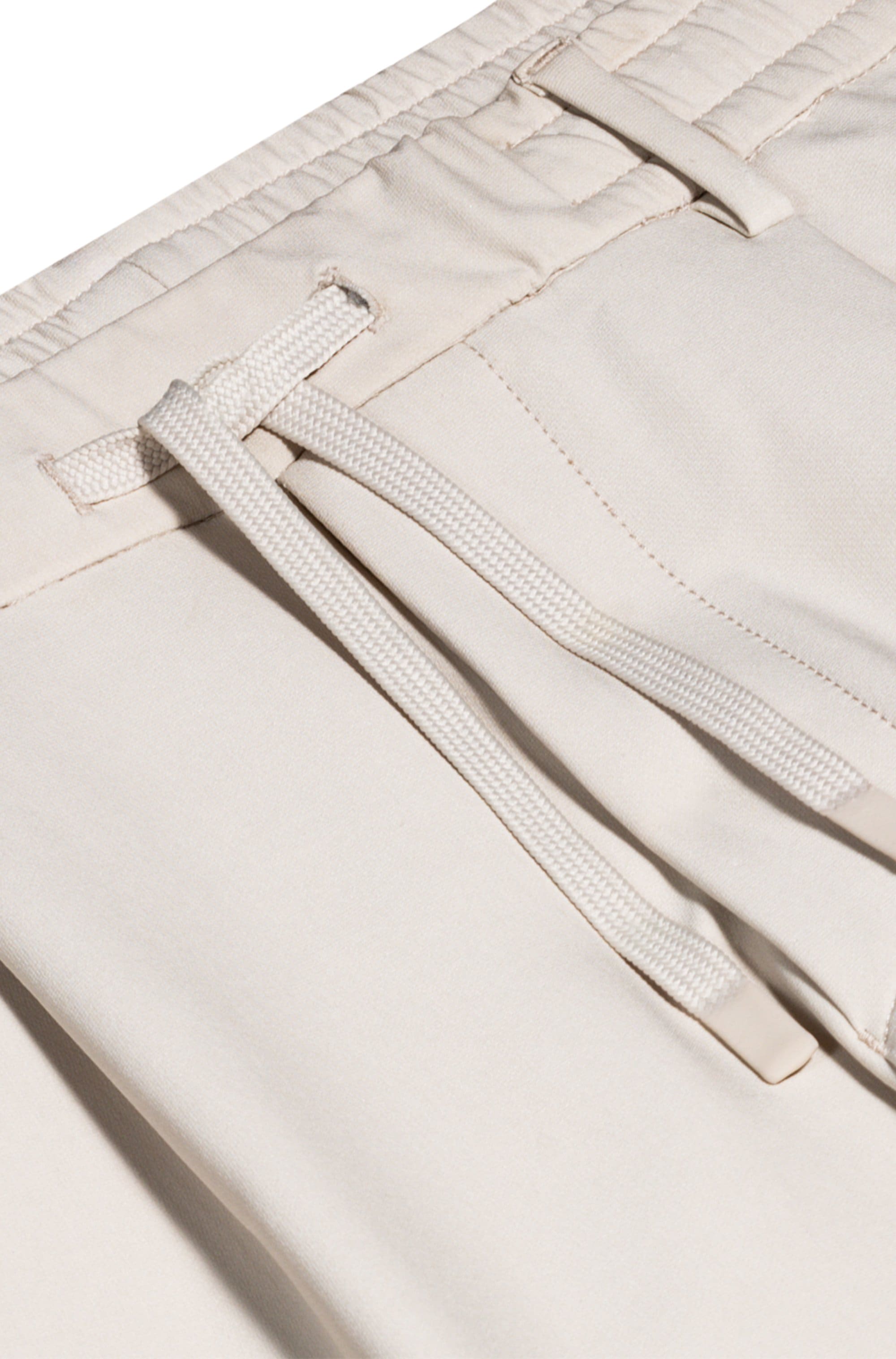 BOSS GREEN Webhose »T_Convert-Pleat«, mit Zugbund und Markenlabel