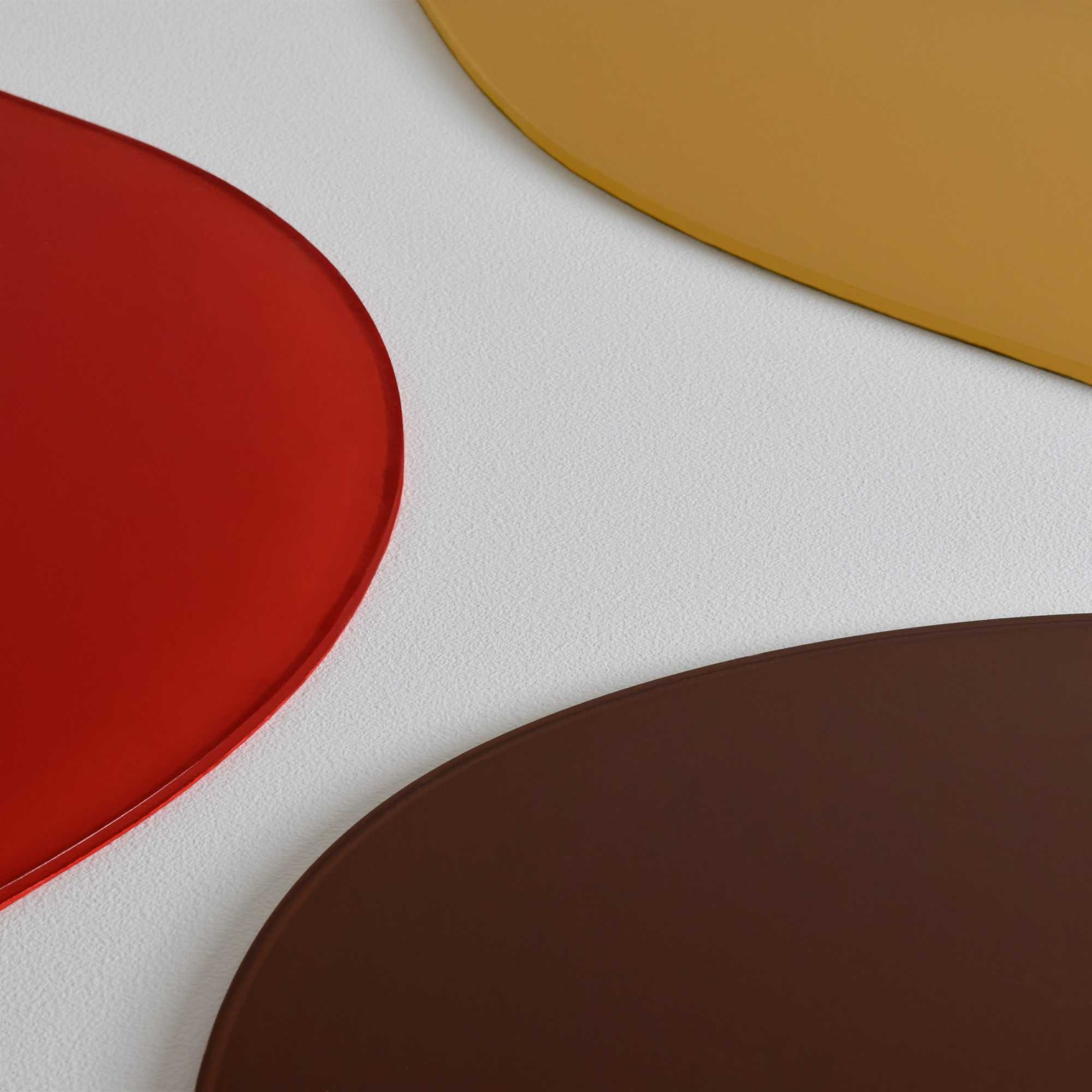 Reinders! Wandbild »Connected - terra teints« Wohnzimmer - Abstrakte Formen - Rot - MDF - Abstrakt - 50x70 cm