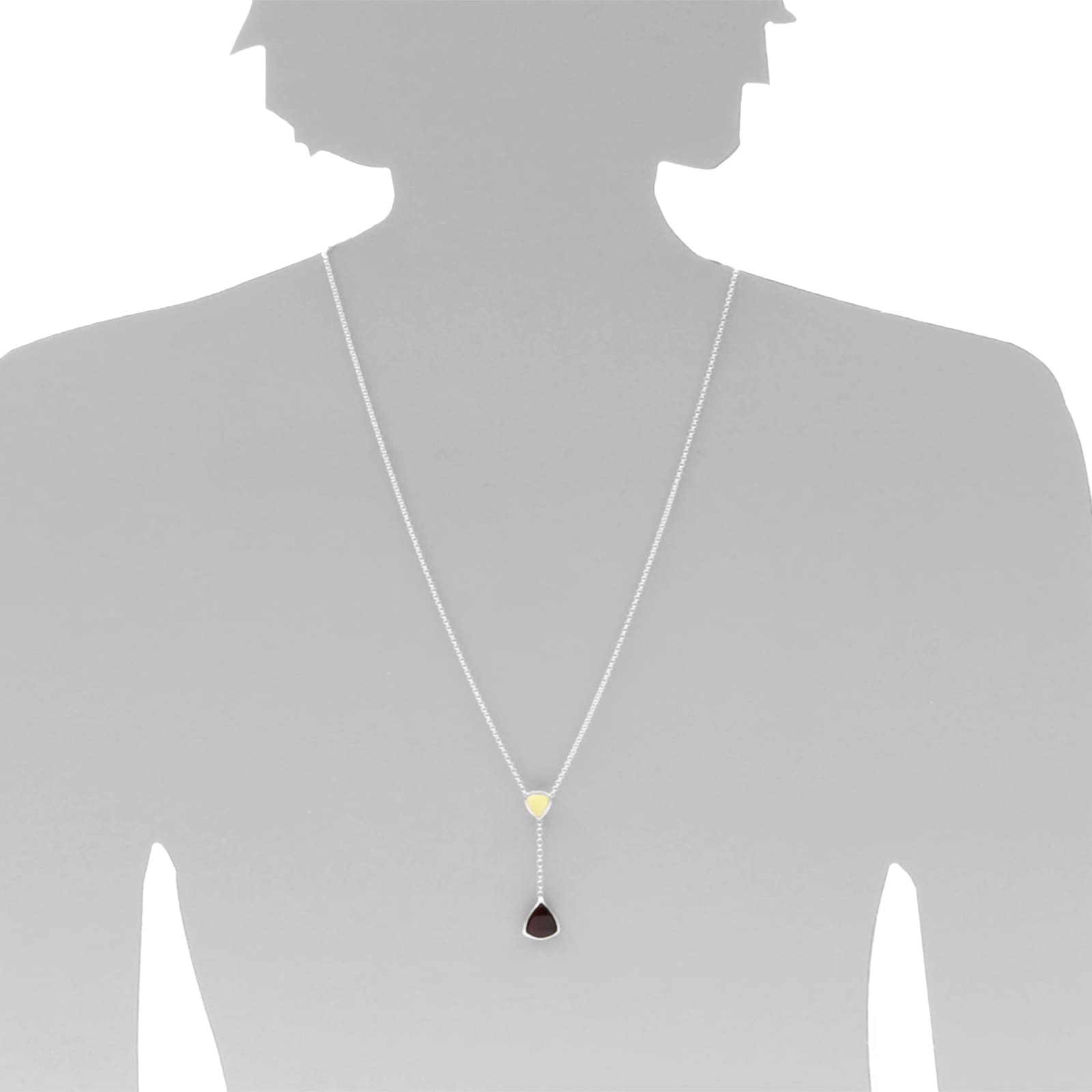 OSTSEE-SCHMUCK Kette mit Anhänger »- Marissa - Silber 925/000 - Bernstein«