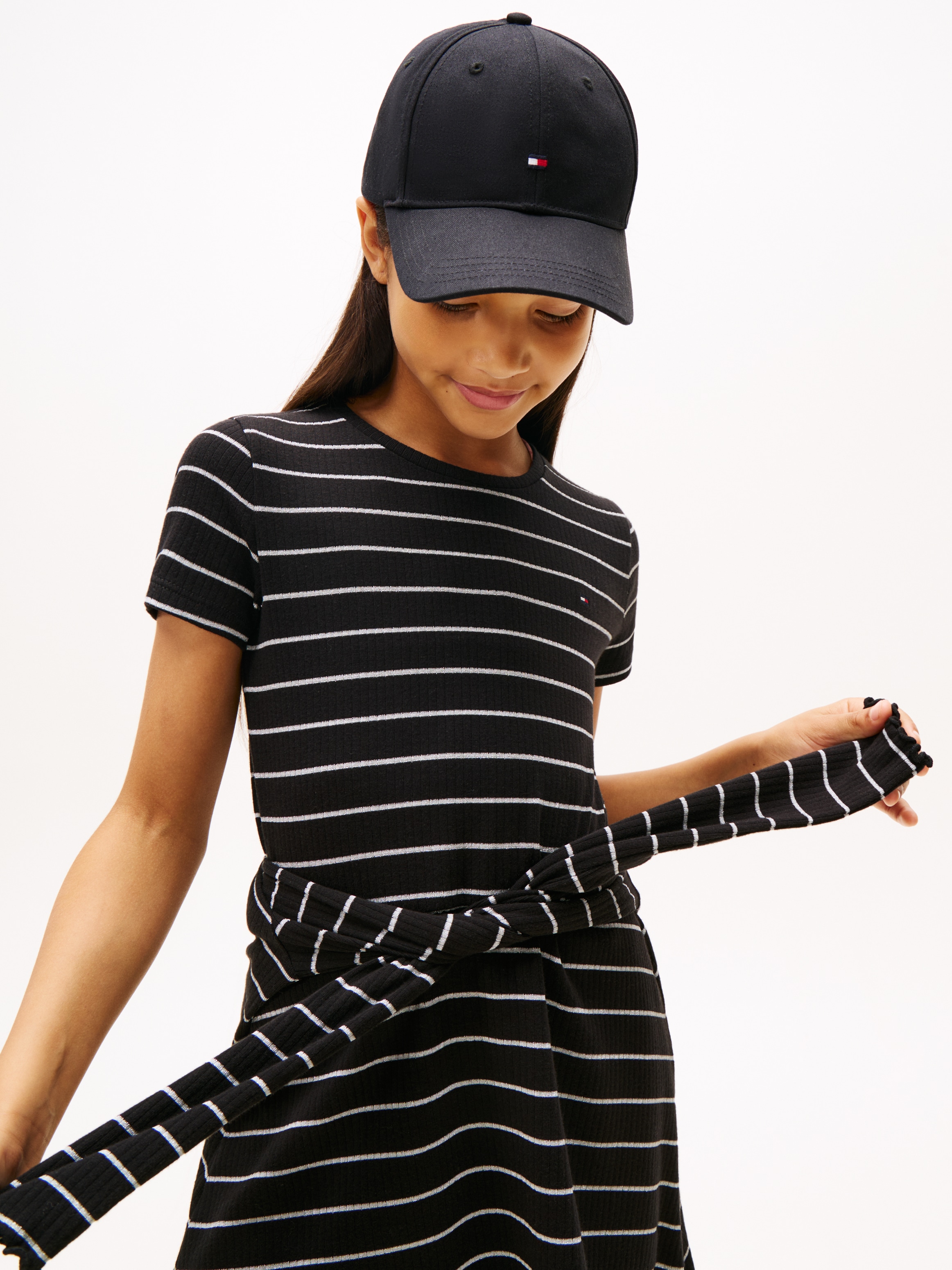 Tommy Hilfiger Skaterkleid »LUREX SKATER DRESS S/S« Ohne Tasche Kinder bis 16 Jahre