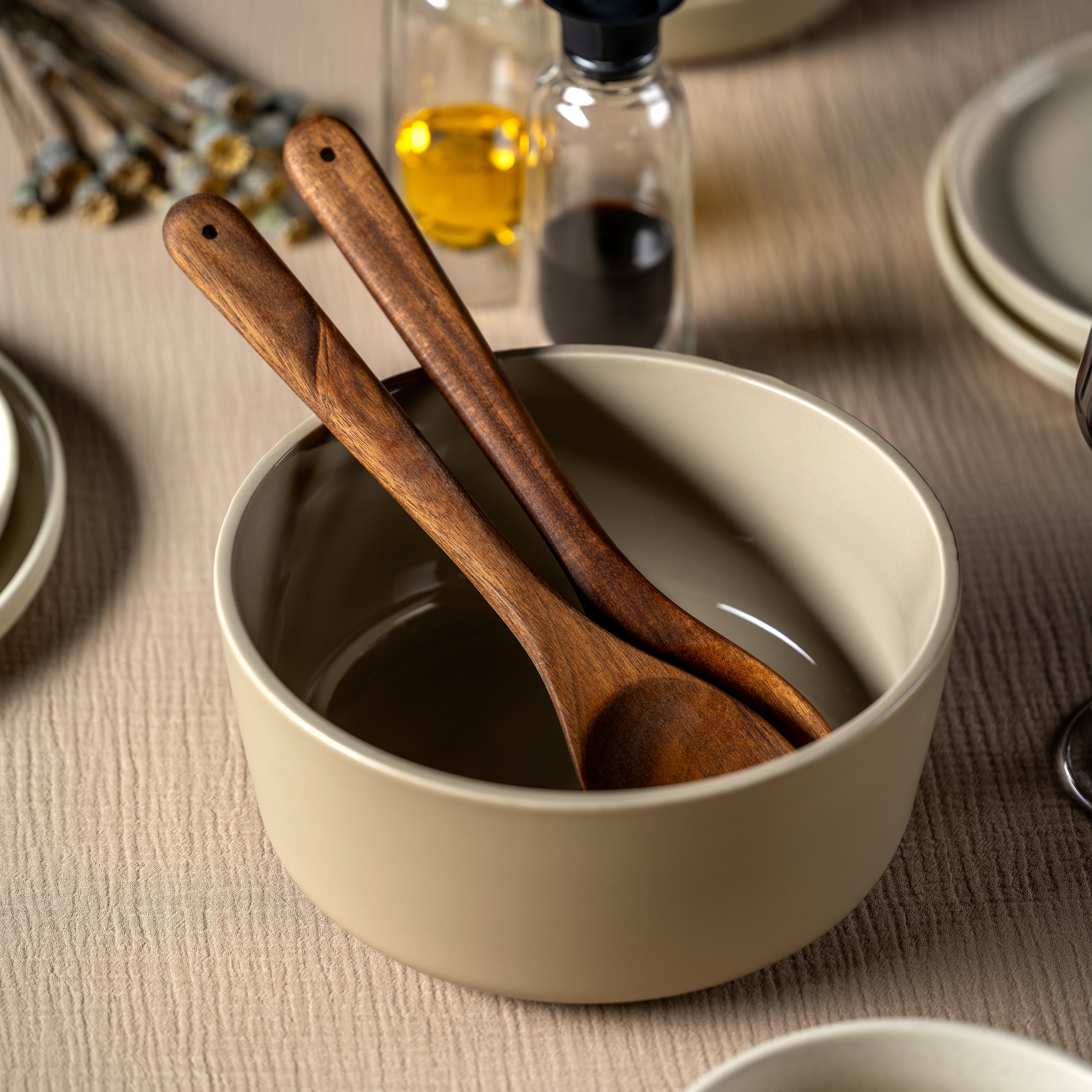 LEONARDO Schale »Keramikschale ROMA, ca. 22 cm« 1 Stk. aus Keramik spülmaschinengeeignet