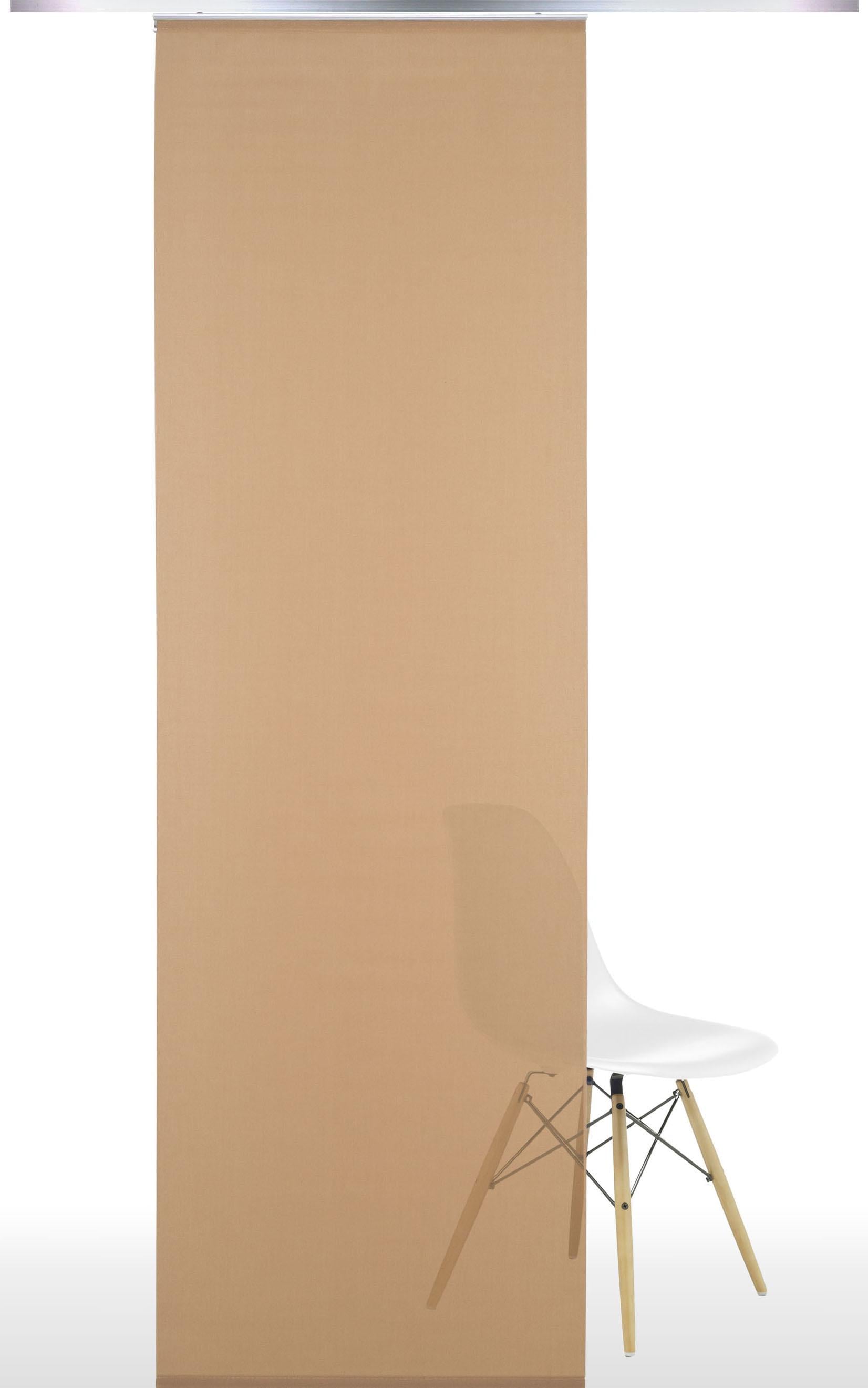 Liedeco Schiebegardine Klettband 1 Stk. tlg. HxB: 245x60, ohne Paneelwagen