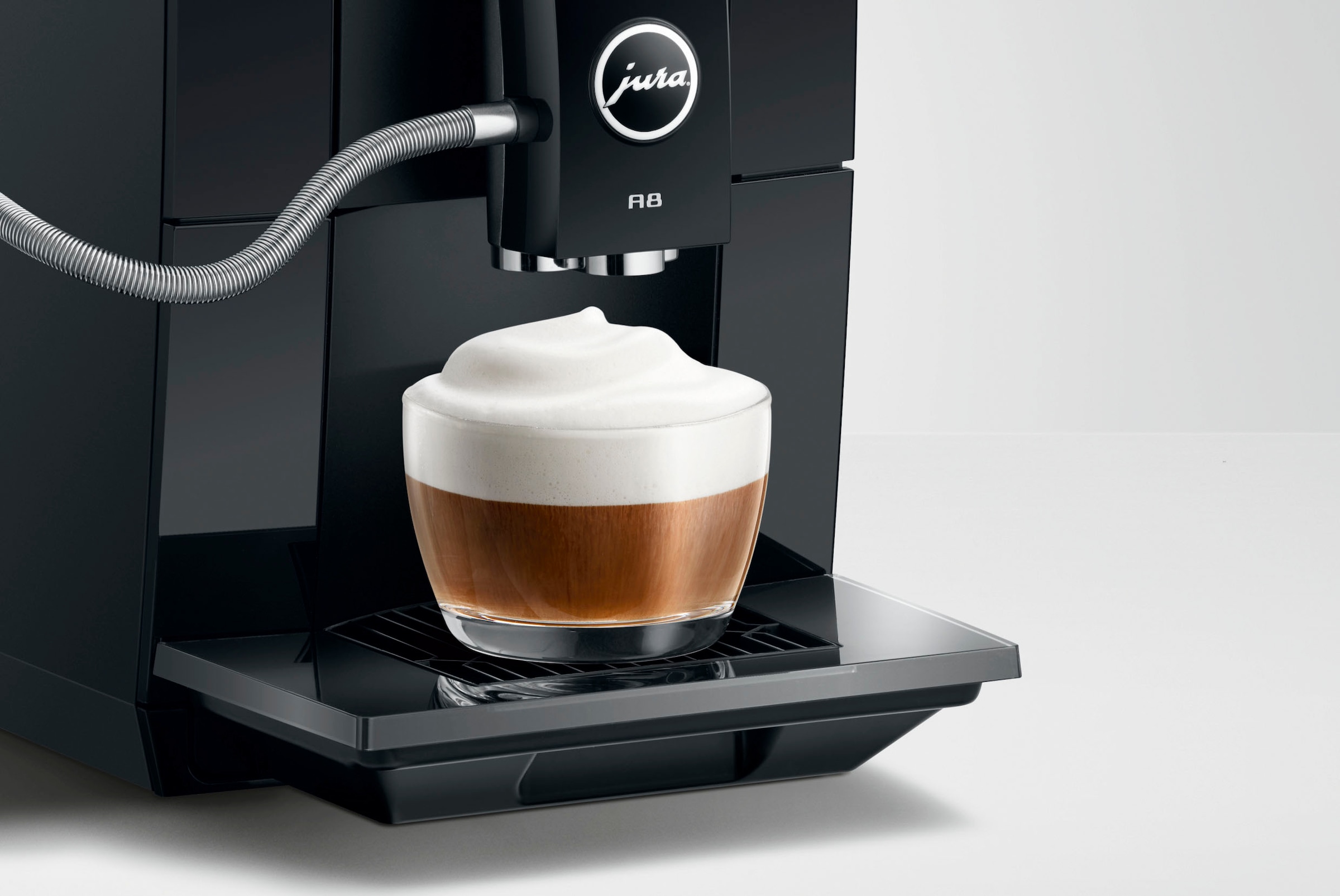 JURA Kaffeevollautomat »15736 A8 Piano Black (EA)«
