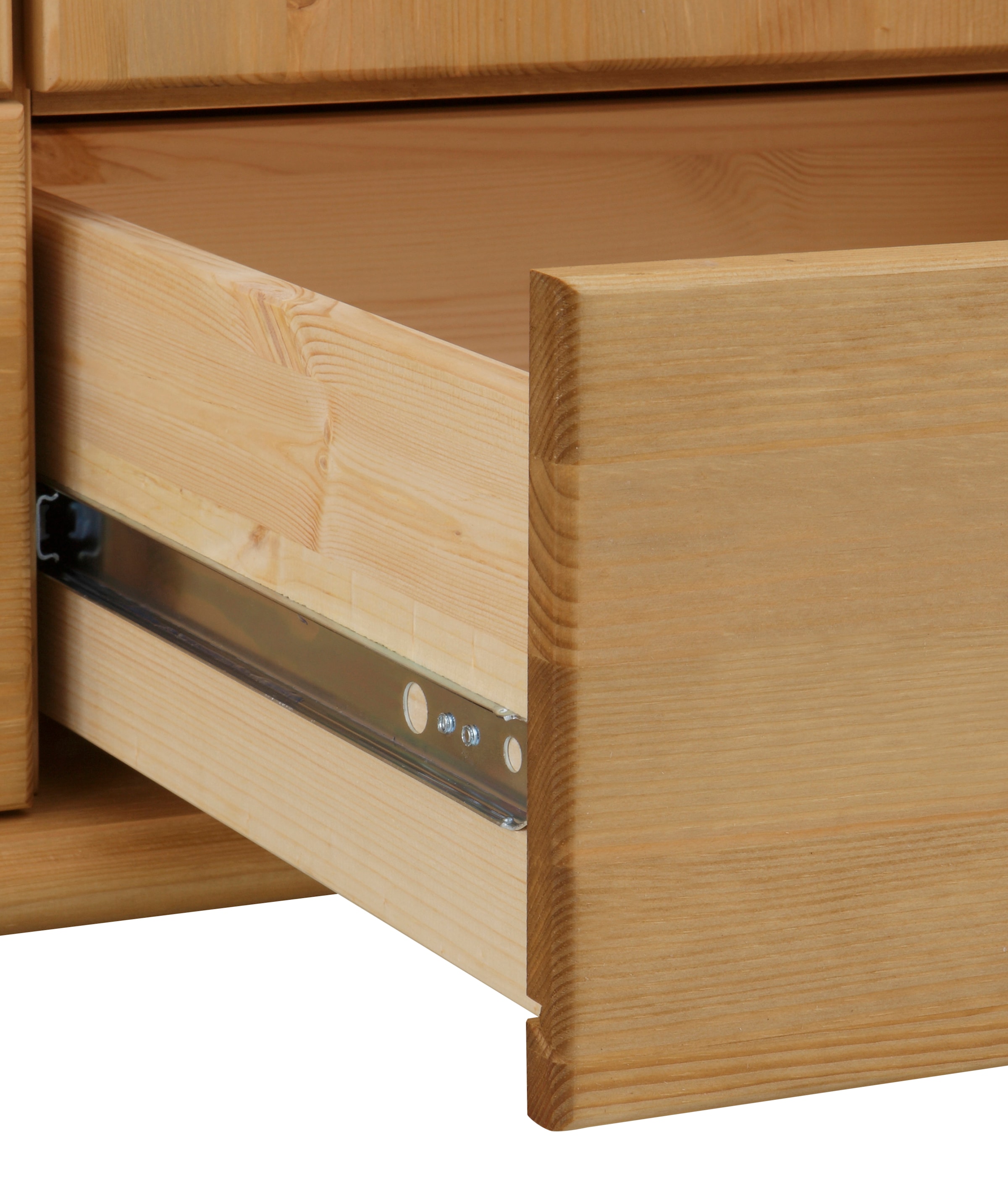 Home affaire Kleiderschrank »Tessin«, (B/H/T ca. 245/191/59 cm), Breite 245 cm, Kiefer massiv, mit Spiegel