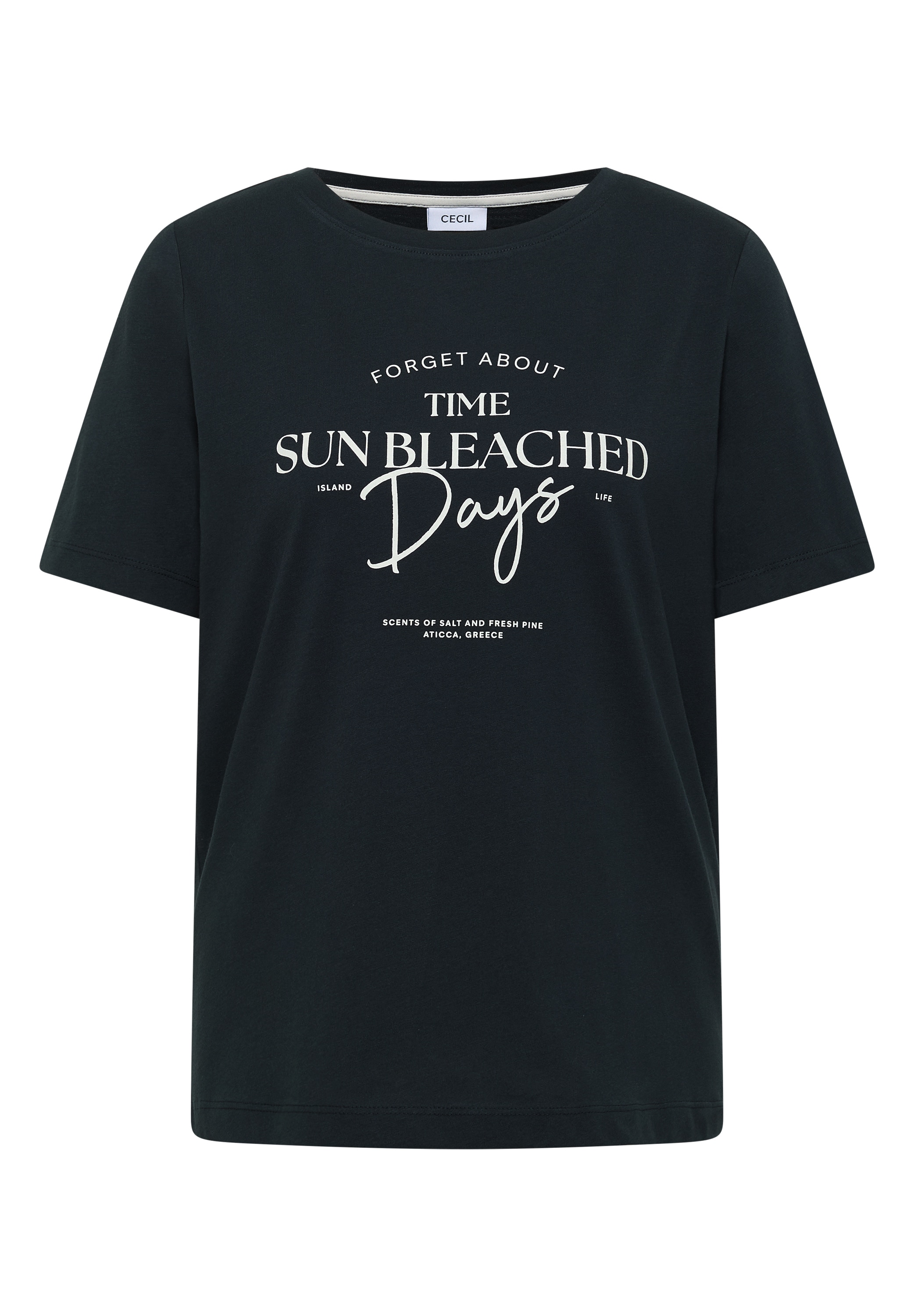 Cecil Print-Shirt »Style Lea« Sommershirt, Rundhals, Baumwolle, bedruckt
