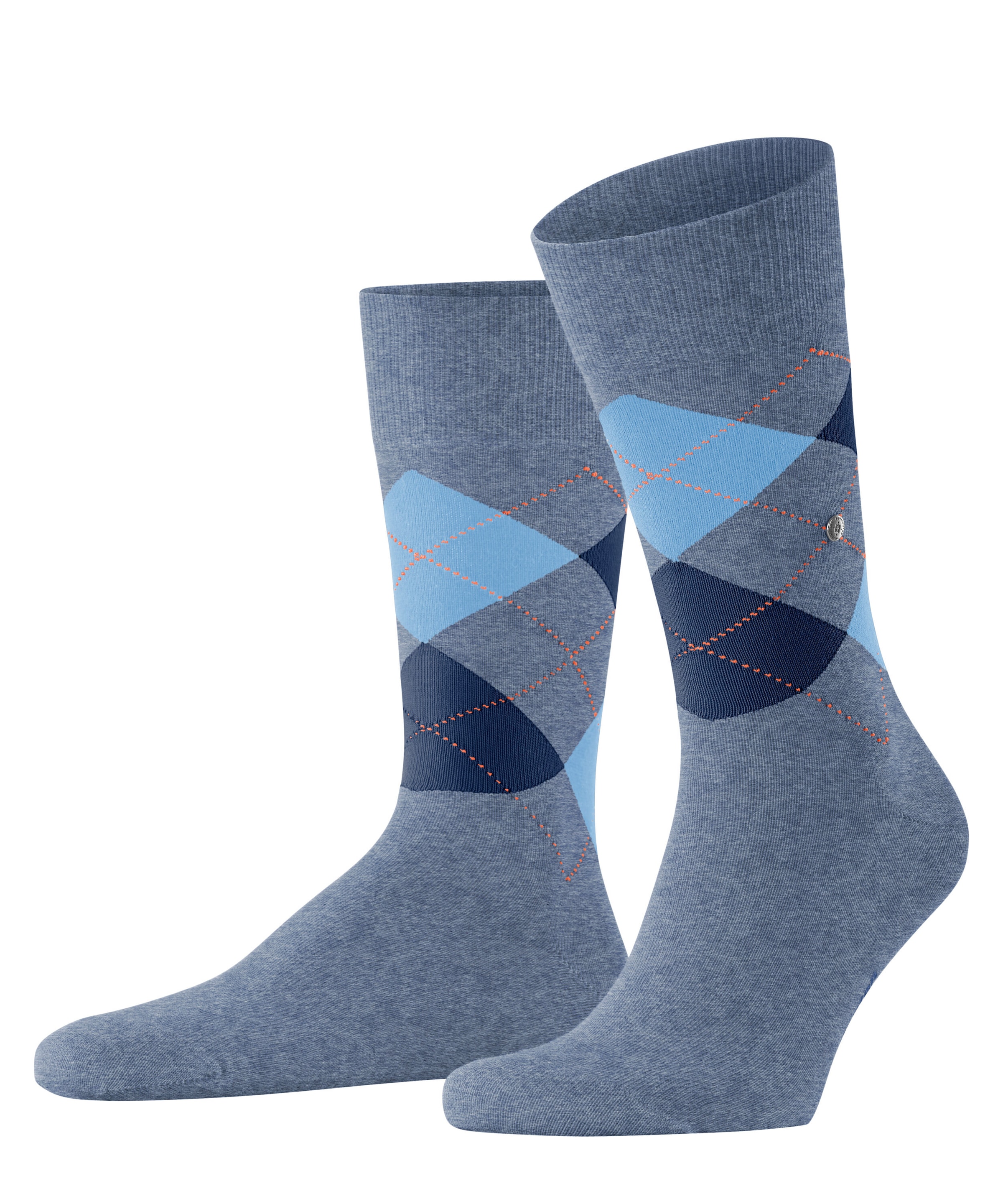 Burlington Socken »King« Einheitsgröße 40-46, Argyle-Muster, Burlington-Clip