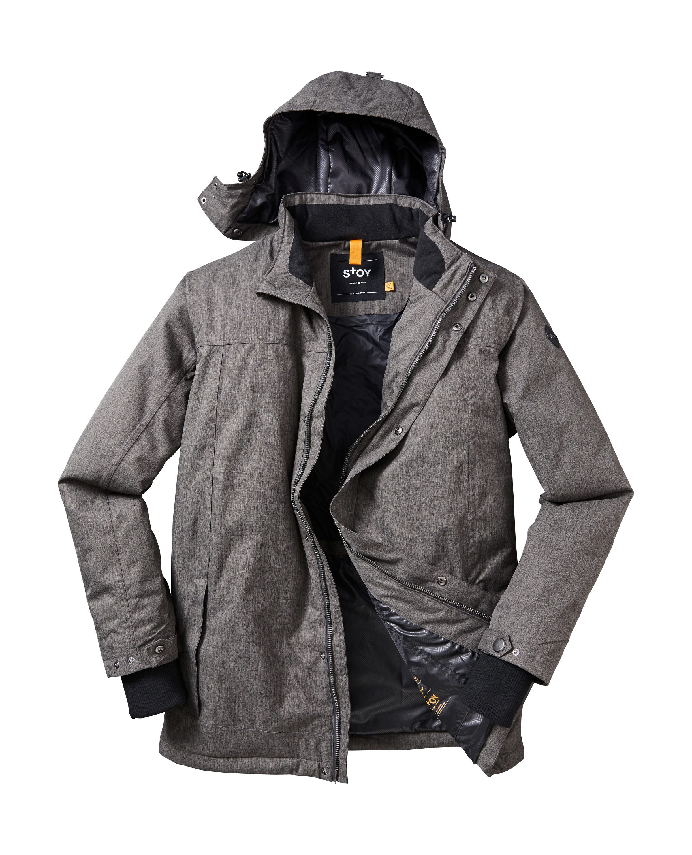 STOY Outdoorjacke »STW 18 MN JCKT« Wasserdichte, atmungsaktive STOY-Jacke mit abnehmbarer Kapuze