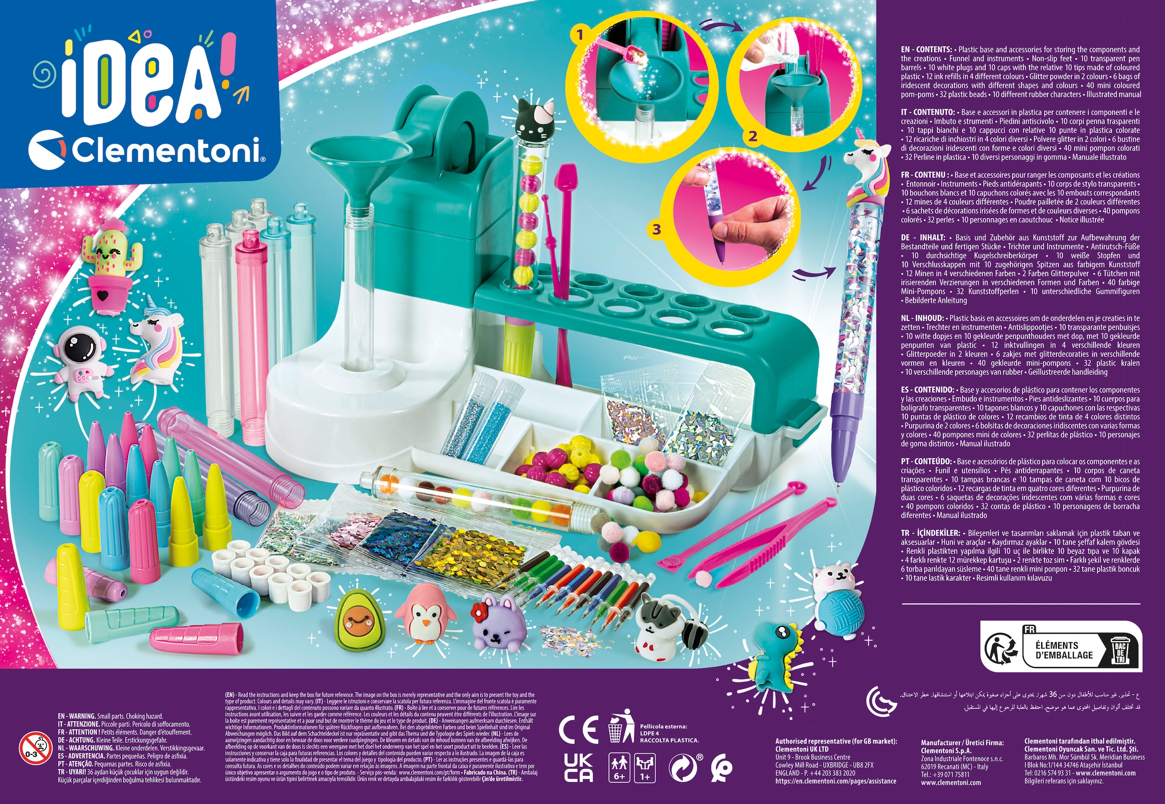 Clementoni® Kreativset »idea! Mein Stift-Atelier«, Made in Europe