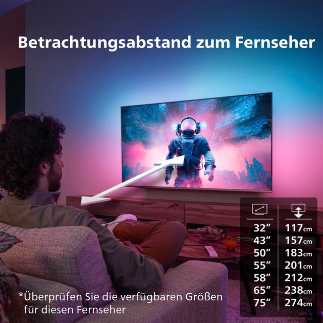 Smart-TV Garantie XXL | 3 ➥ Jahre Ultra »43PUS8108/12«, HD, cm/43 Philips 4K UNIVERSAL LED-Fernseher Zoll, 108