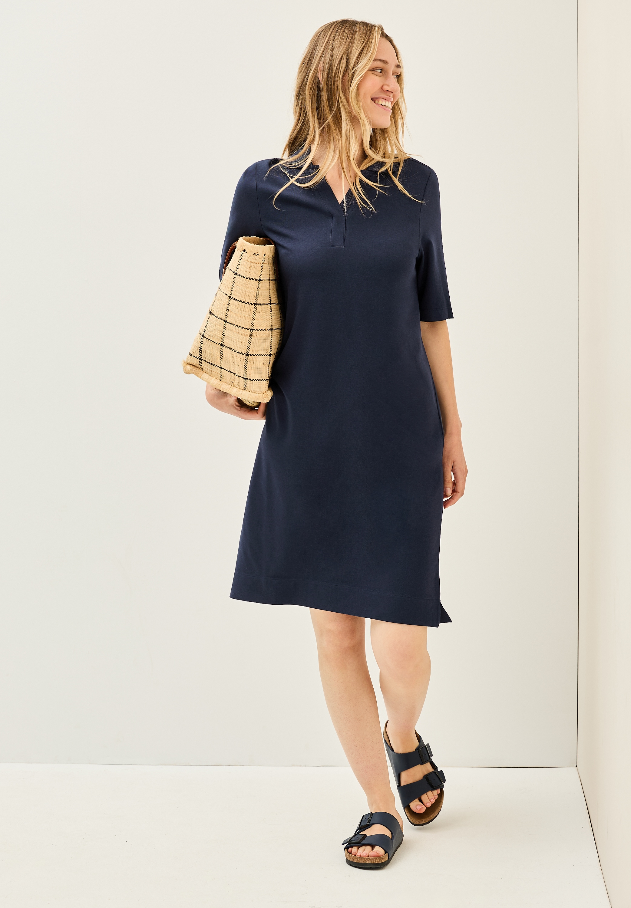 Cecil Polokleid, Sommerkleid mit Schriftzug