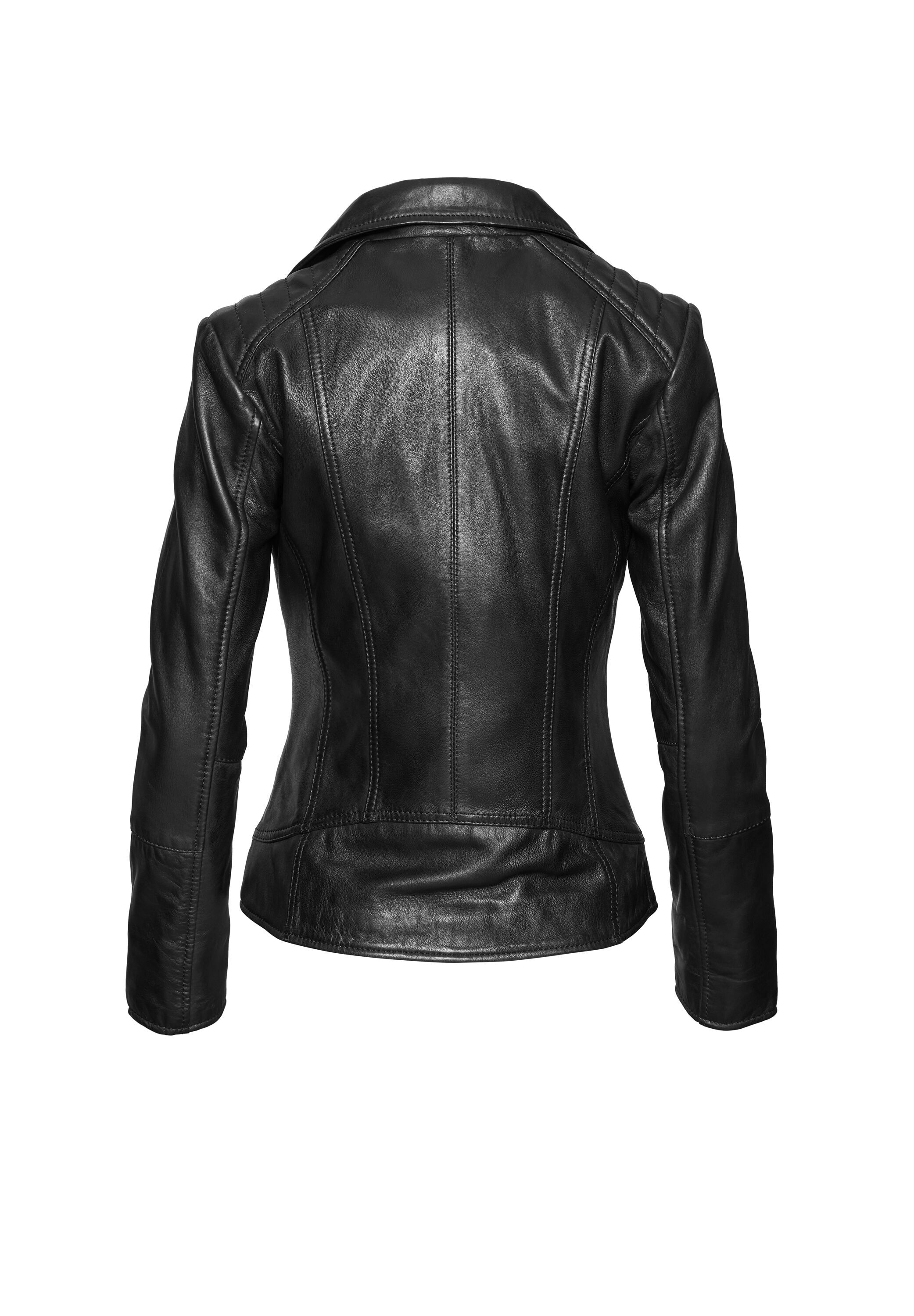 bugatti Lederjacke »bugatti Lederjacke« ohne Kapuze aus hochwertigem Leder