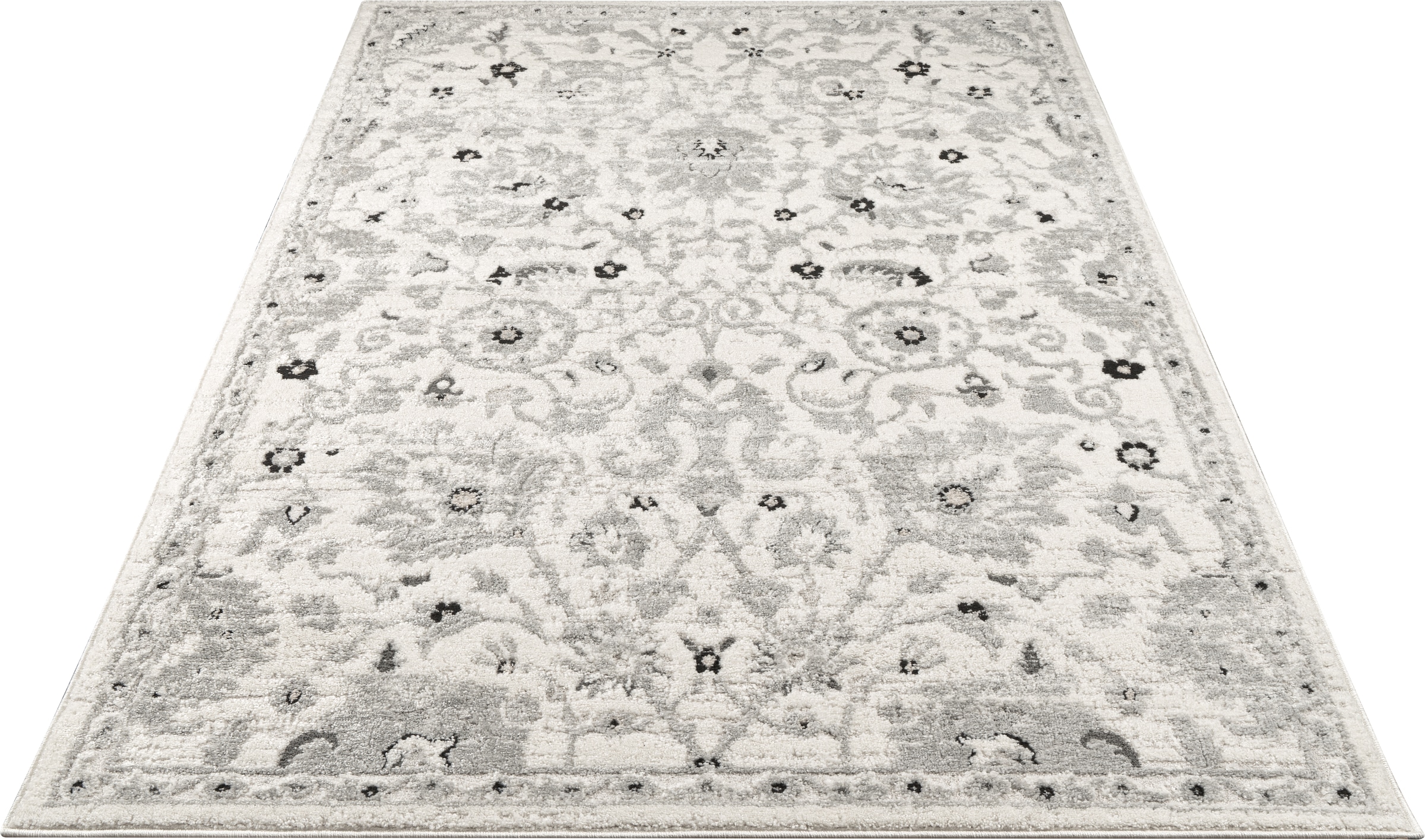 OTTO home Teppich »Yasmin, orientalisches Design« rechteckig 12 mm Höhe Vintage-Look, Orient-Optik, mehrfarbig, Wohnzimmer, Schlafzimmer