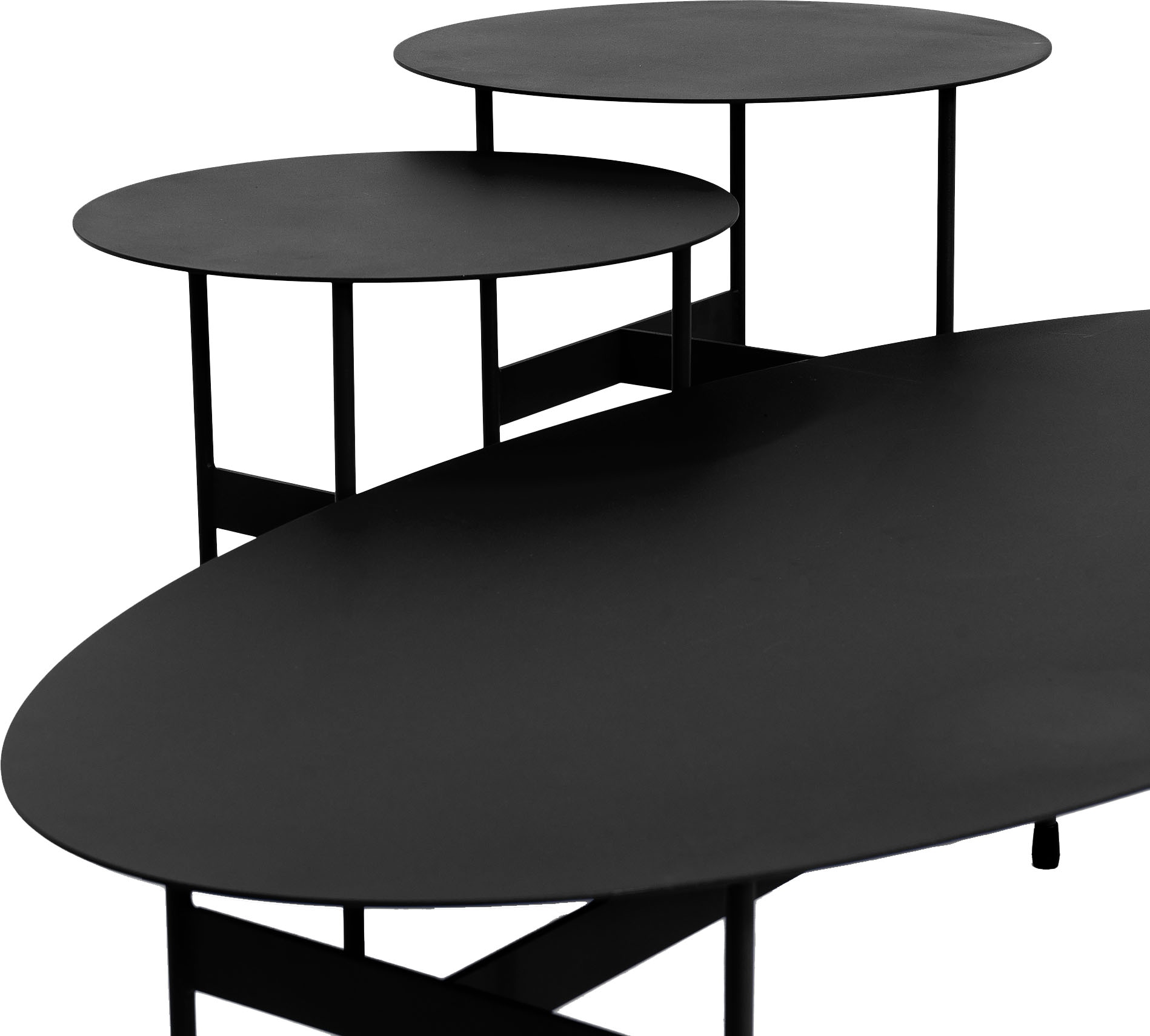 Spinder Design Couchtisch »MIRA OVAL« Couchtisch aus Stahl